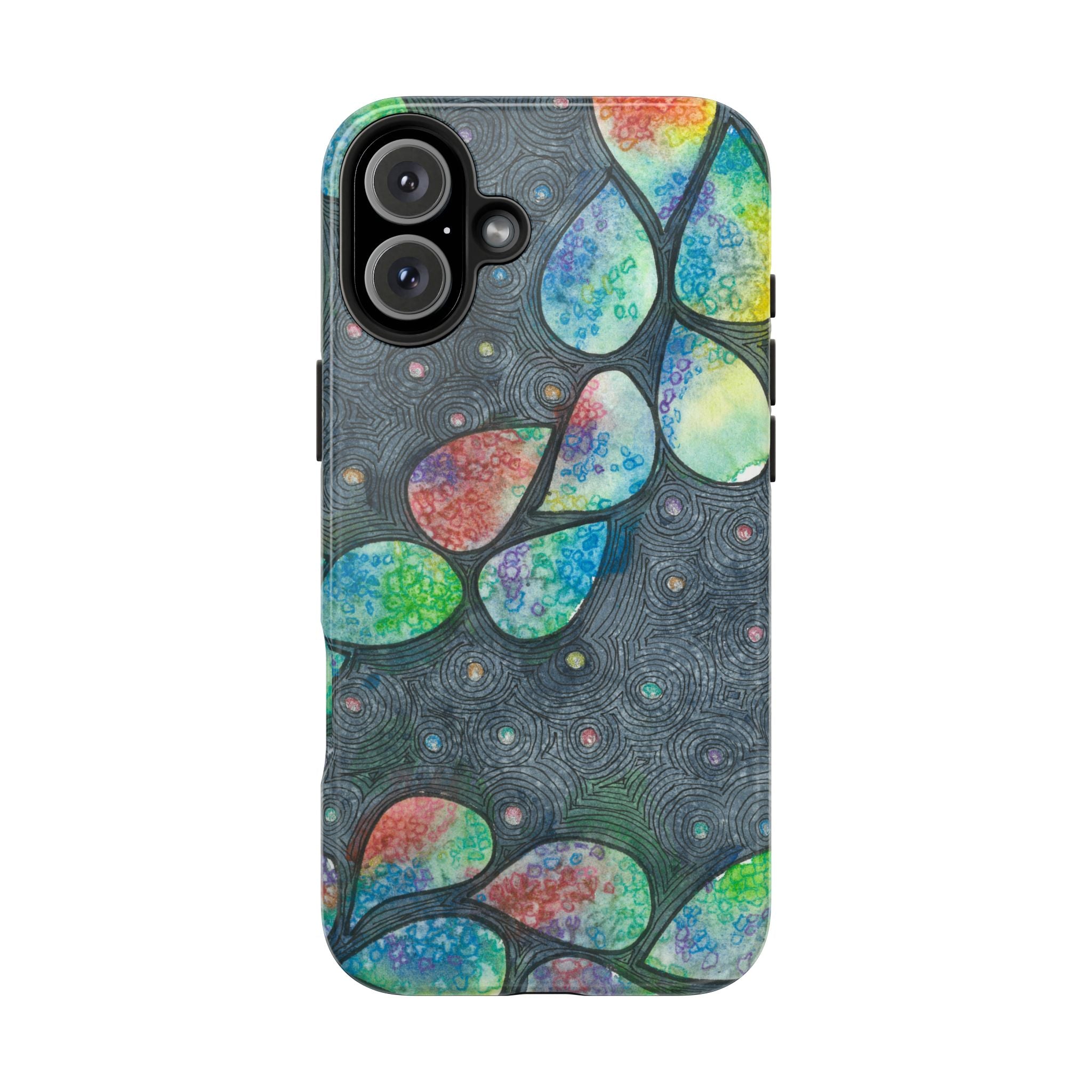 Tough Phone Case - All iPhones and Samsung Galaxys - Exciting Abstract Design #30 Give Us A Minute