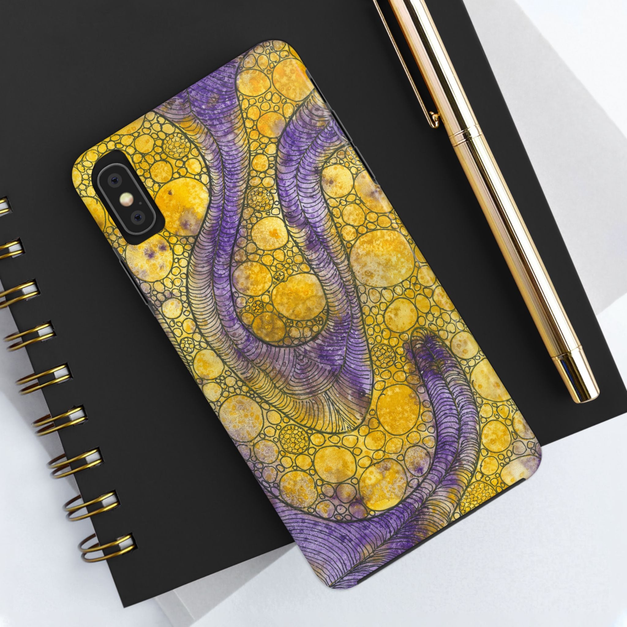 Tough Phone Case - All iPhones and Samsung Galaxys - Exciting Abstract Design #64 Is Now A Good Time?