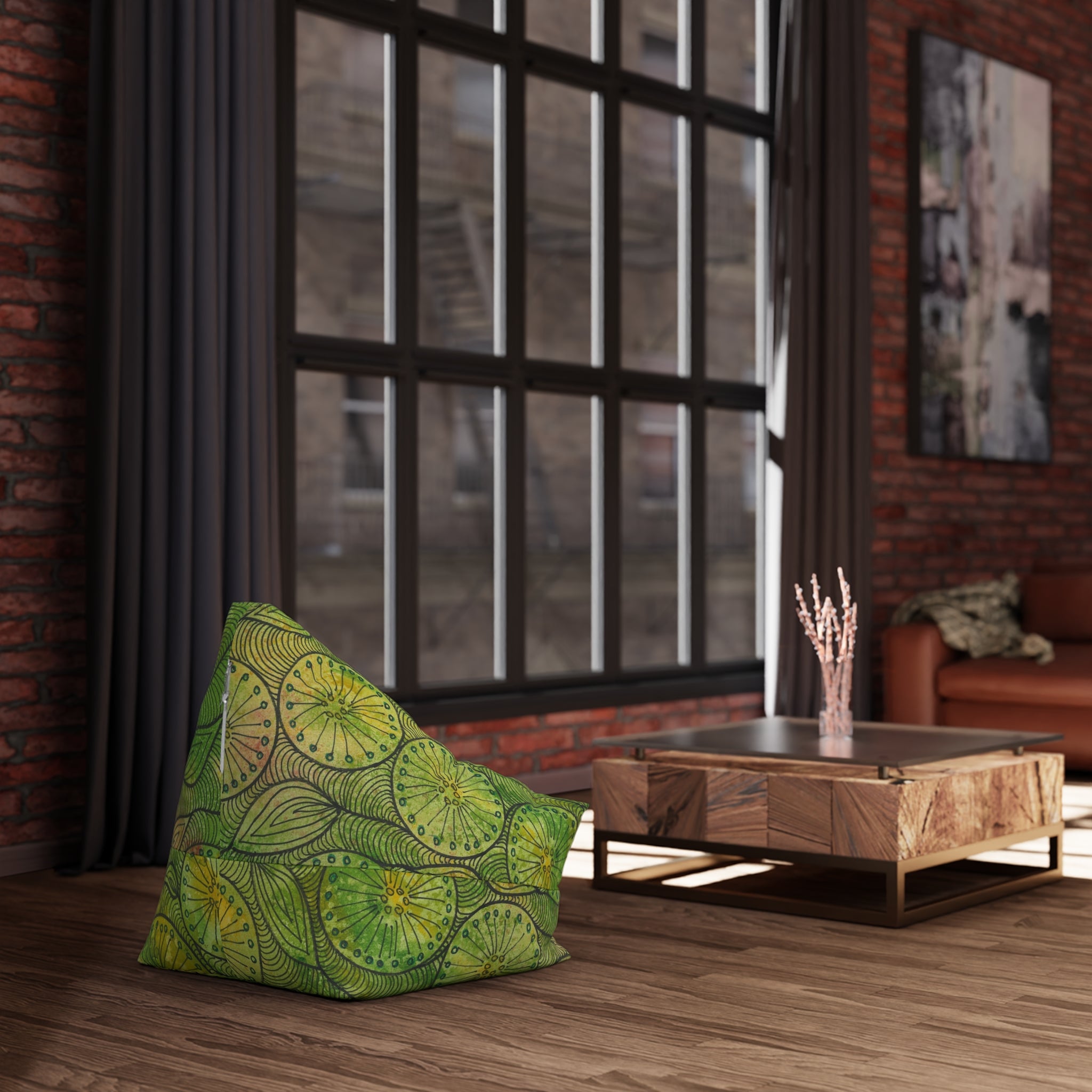 Bean Bag Chair Covers For Indoor & Outdoor - 2 Sizes - Exciting Abstract Design #63 Margarita Mondays