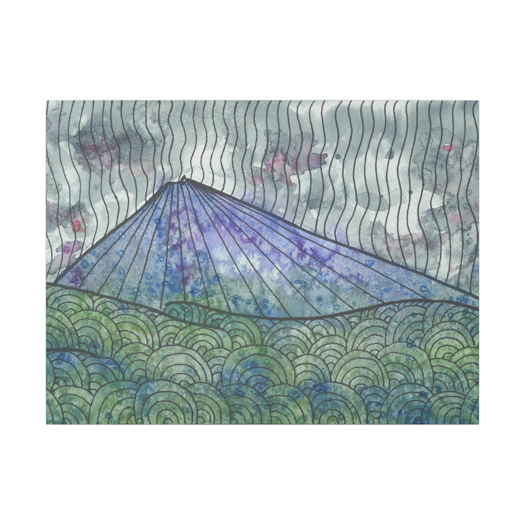 Large Colourful Wall Art, Canvas Prints, For Office, Bedroom or Living Room, or Special Gift #90 Rtanj Pyramid - Serbia