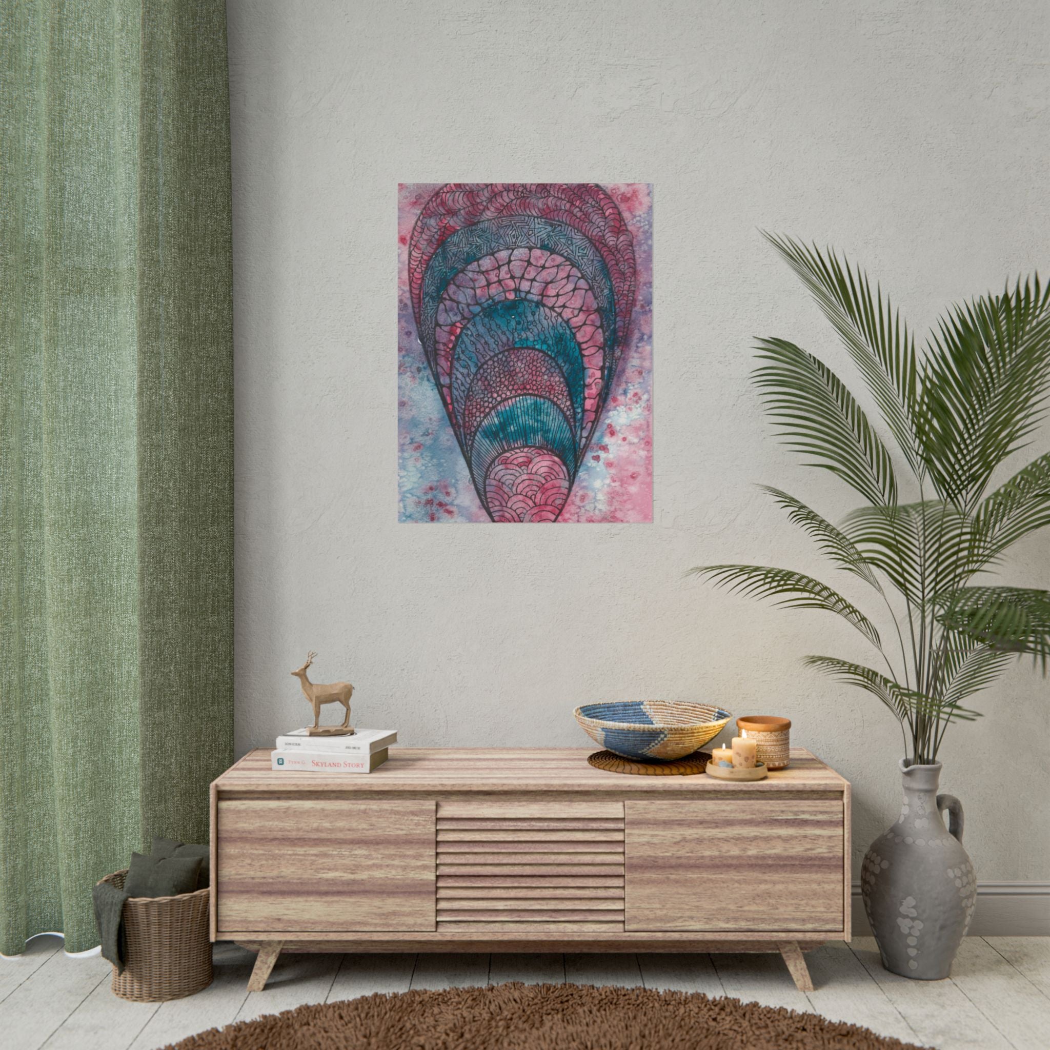 Large Colourful Wall Art, Posters & Prints, For Office, Bedroom or Living Room, or Special Gift #92 The Goddess Lives
