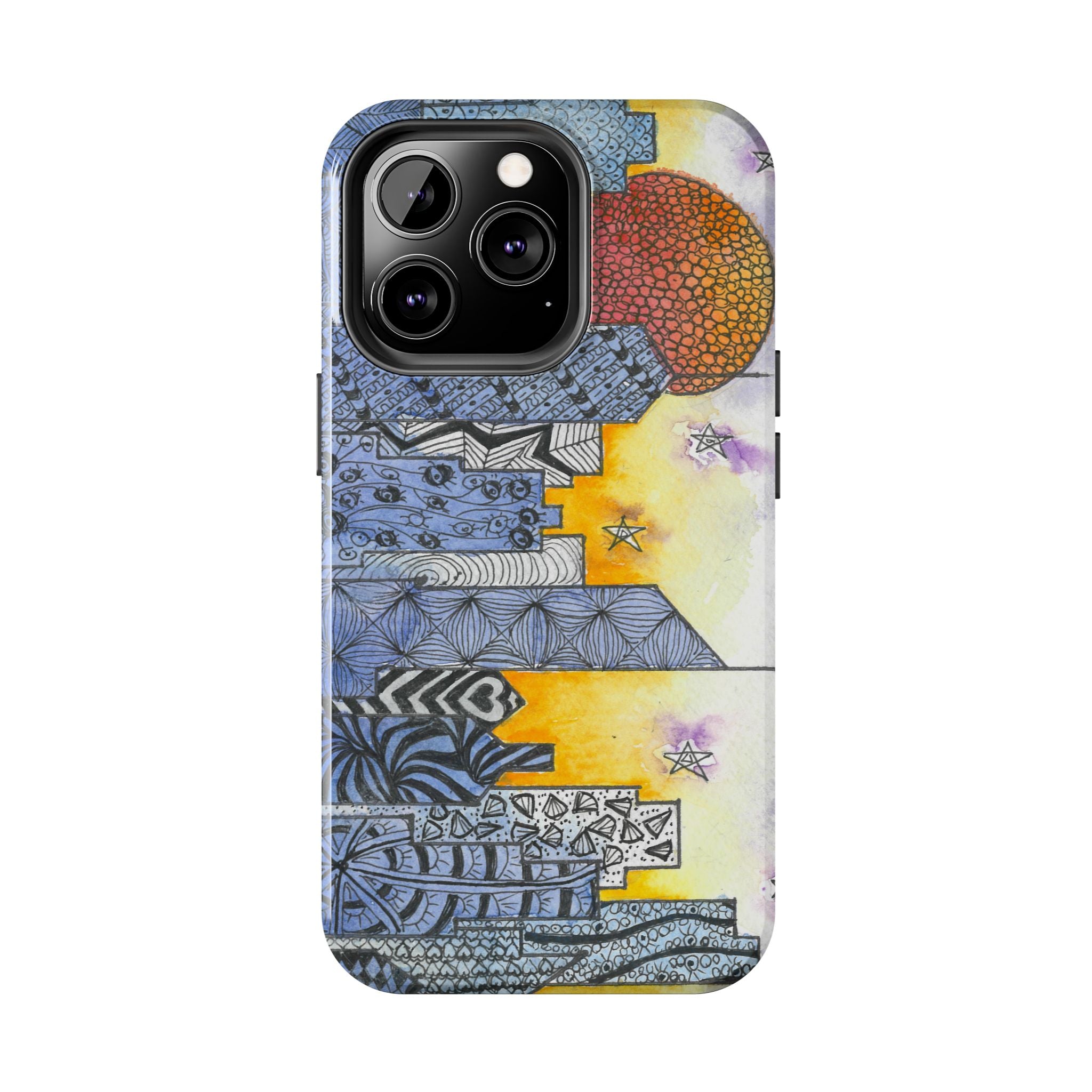 Tough Phone Case - All iPhones and Samsung Galaxys - Exciting Abstract Design #5 In The Shadows