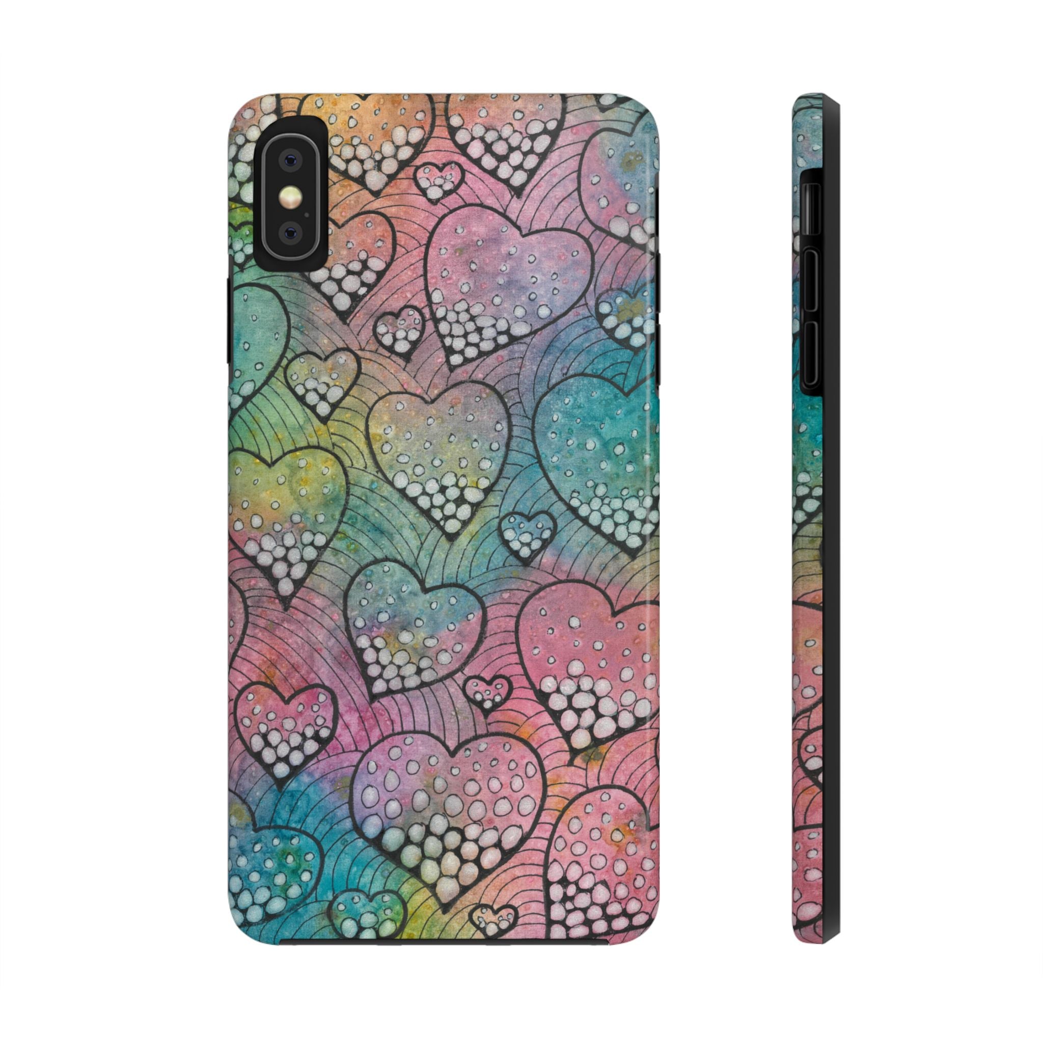 Tough Phone Case - All iPhones and Samsung Galaxys - Exciting Abstract Design #97 What's Love Got To Do With It