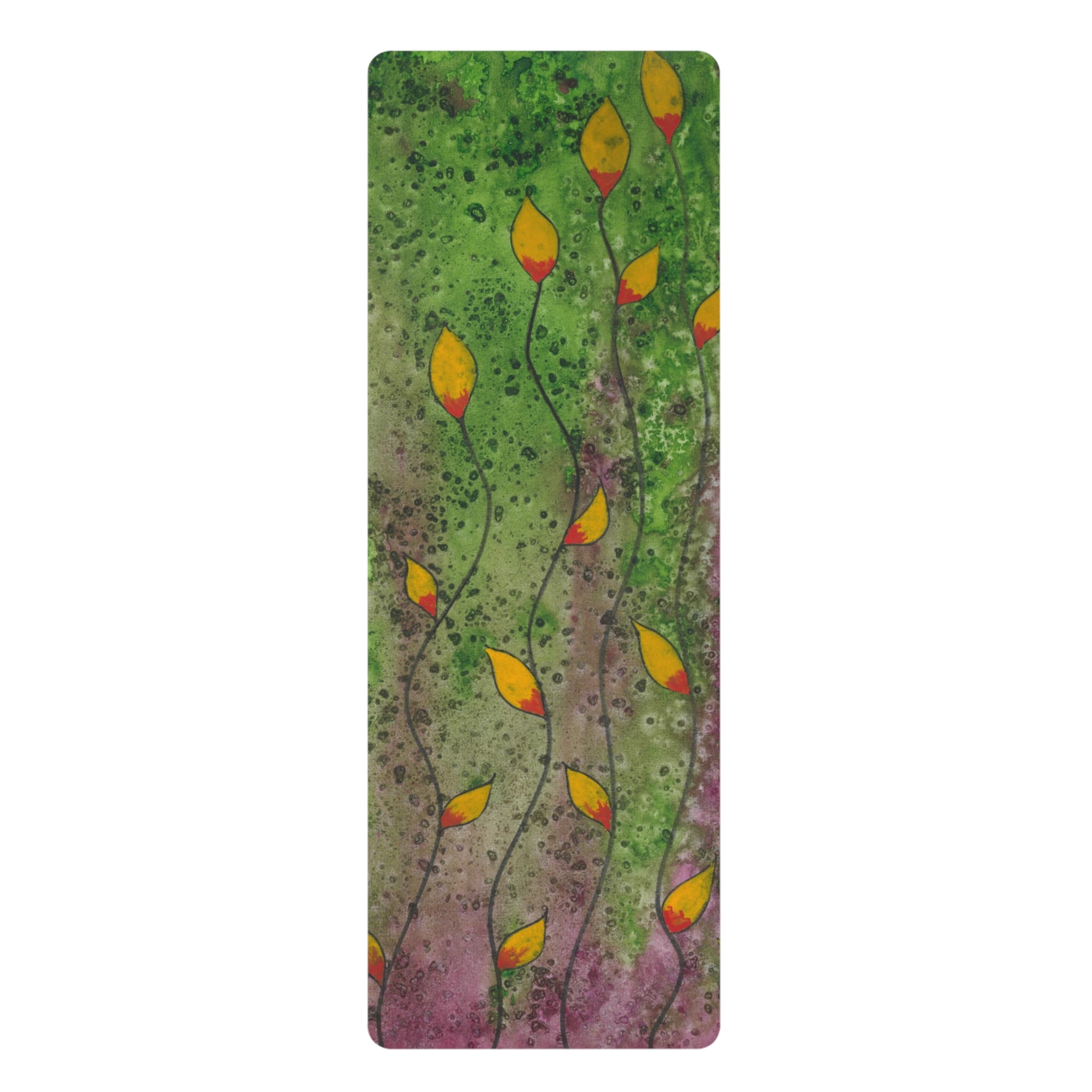 Yoga Mats and Gym Mats. Colourful Abstract Designs. Perfect for Home, Yoga or Gym Class, or a Special Gift #98 HOPE
