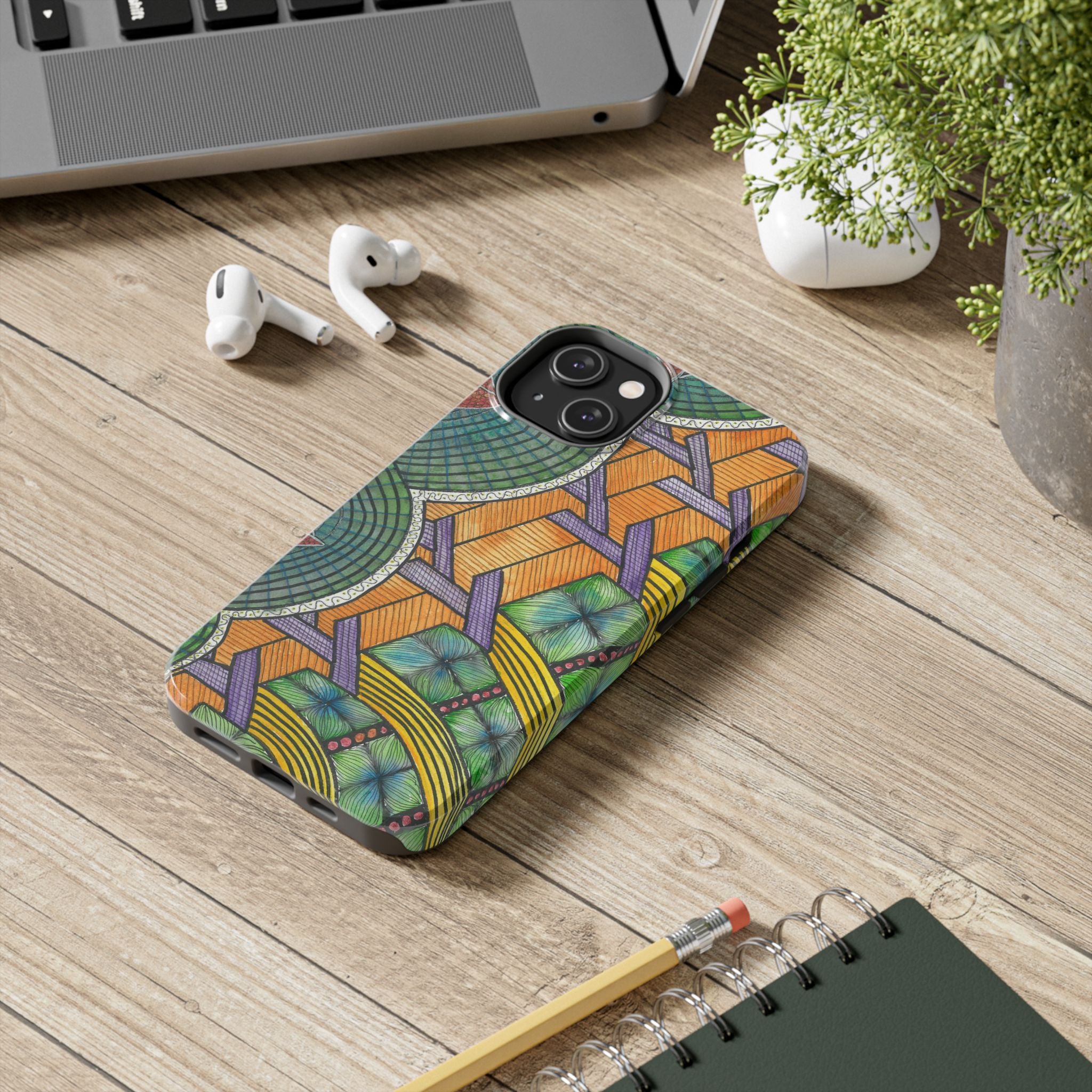 Tough Phone Case - All iPhones and Samsung Galaxys - Exciting Abstract Design #31 T'Eye Land