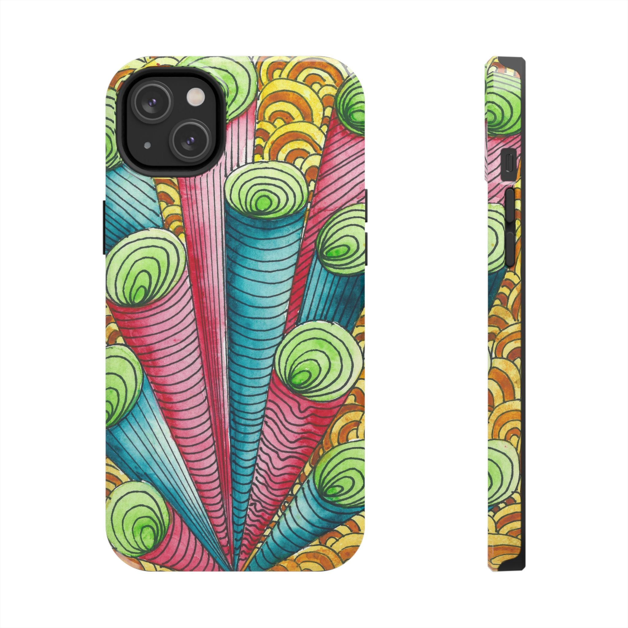 Tough Phone Case - All iPhones and Samsung Galaxys - Exciting Abstract Design #93 On A Mission