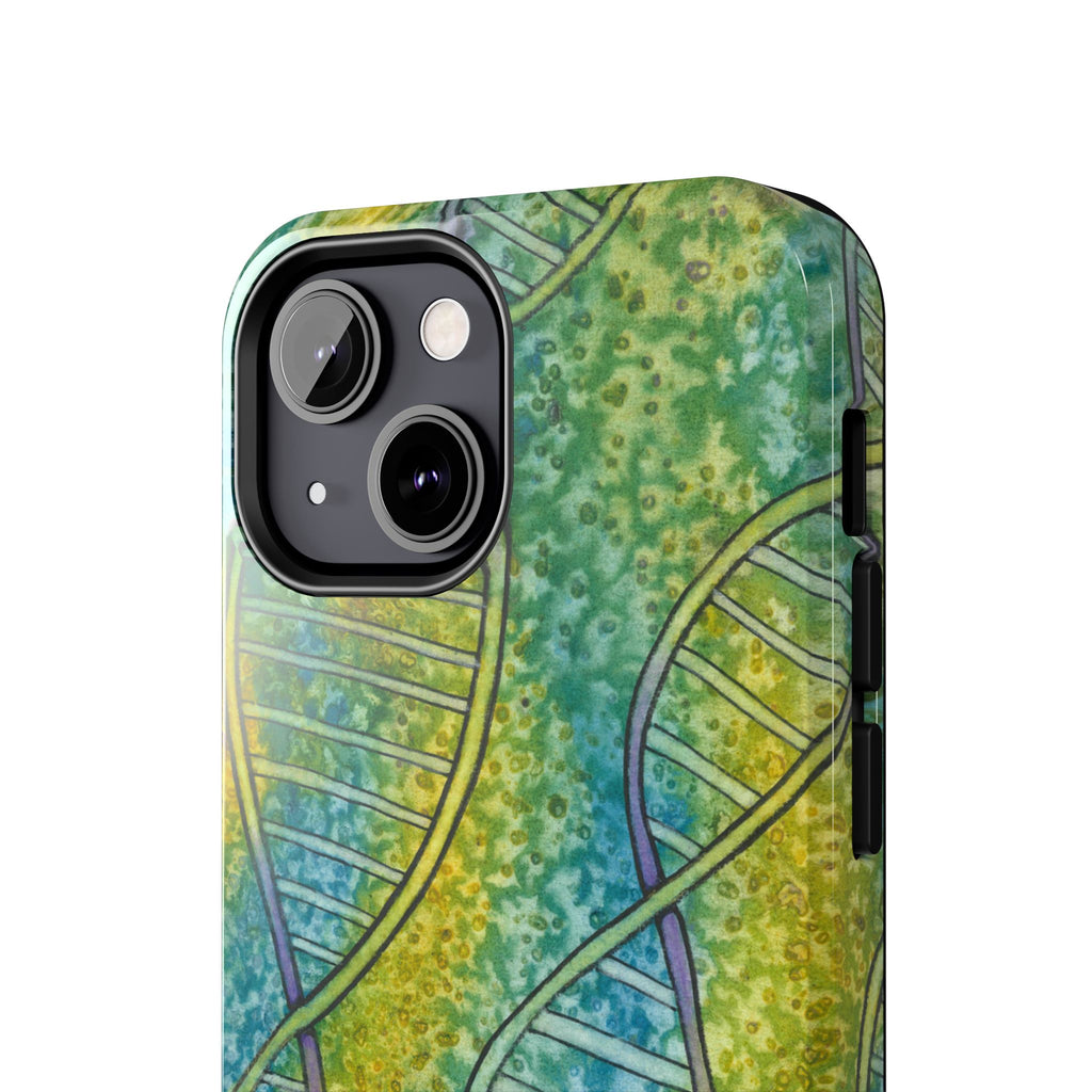 Tough Phone Case - All iPhones and Samsung Galaxys - Exciting Abstract Design #99 Crop of DNA
