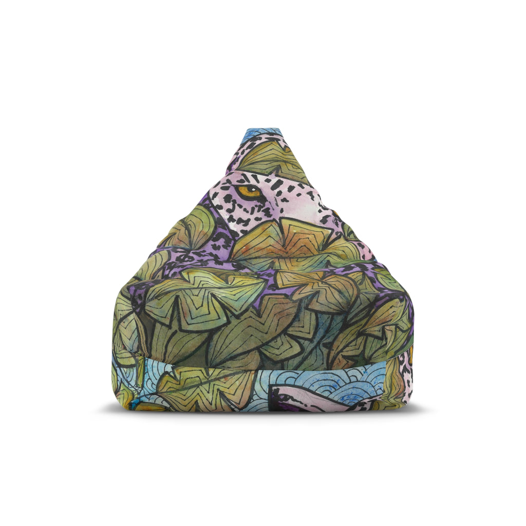 Bean Bag Chair Covers For Indoor & Outdoor - 2 Sizes - Exciting Abstract Design #76 Purrfect Blend