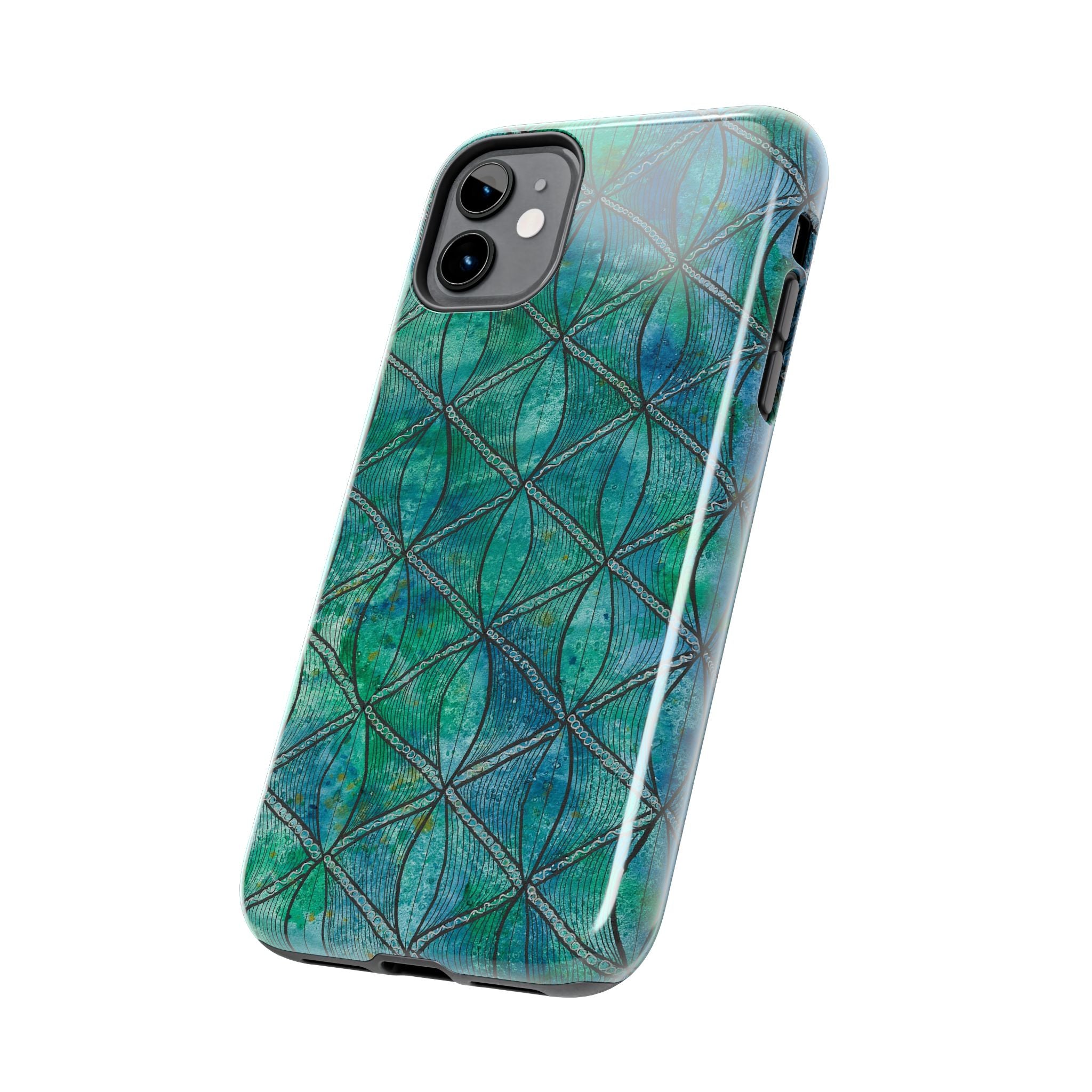 Tough Phone Case - All iPhones and Samsung Galaxys - Exciting Abstract Design #58 How's the Serenity