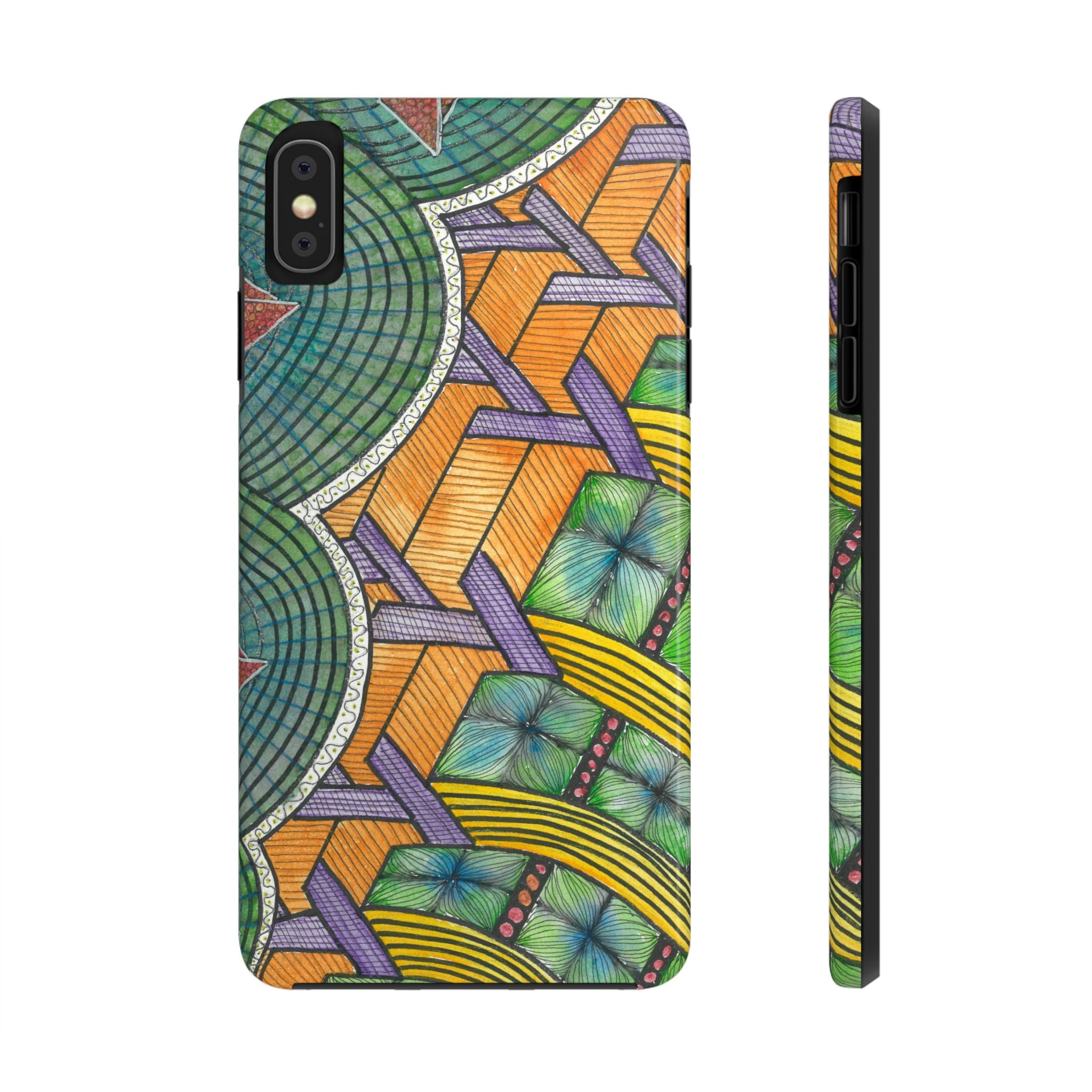 Tough Phone Case - All iPhones and Samsung Galaxys - Exciting Abstract Design #31 T'Eye Land