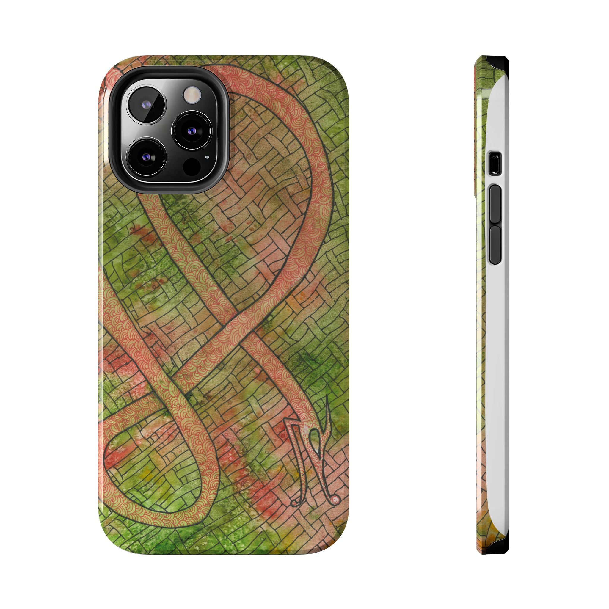 Tough Phone Case - All iPhones and Samsung Galaxys - Exciting Abstract Design #57 Celtic Flavours