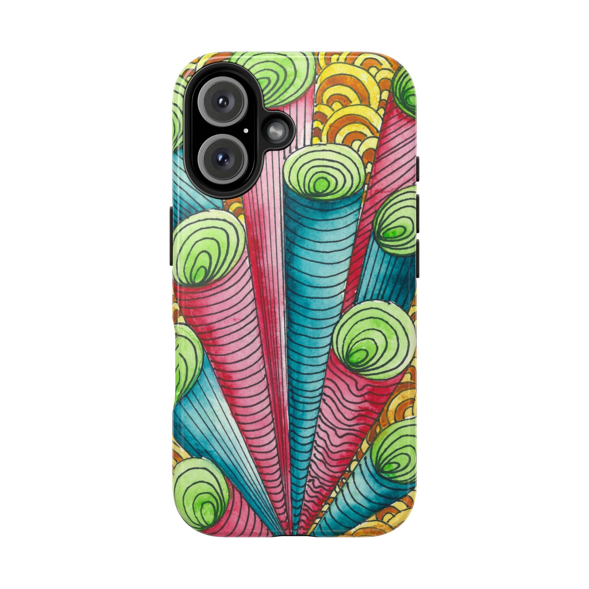 Tough Phone Case - All iPhones and Samsung Galaxys - Exciting Abstract Design #93 On A Mission
