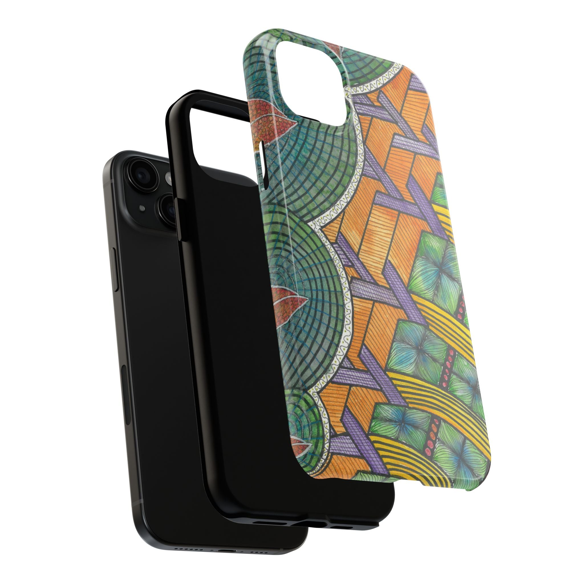 Tough Phone Case - All iPhones and Samsung Galaxys - Exciting Abstract Design #31 T'Eye Land