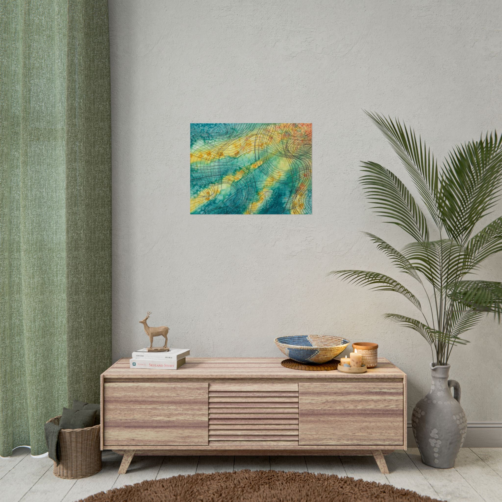 Large Colourful Wall Art, Posters & Prints, For Office, Bedroom or Living Room, or Special Gift #81 The Only Way Is Up