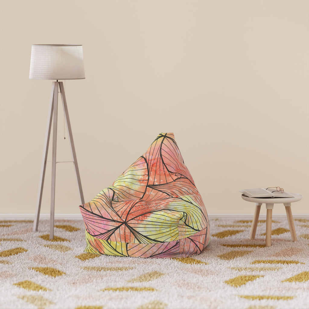 Bean Bag Chair Covers For Indoor & Outdoor - 2 Sizes - Exciting Abstract Design #39 Impossible They Said!