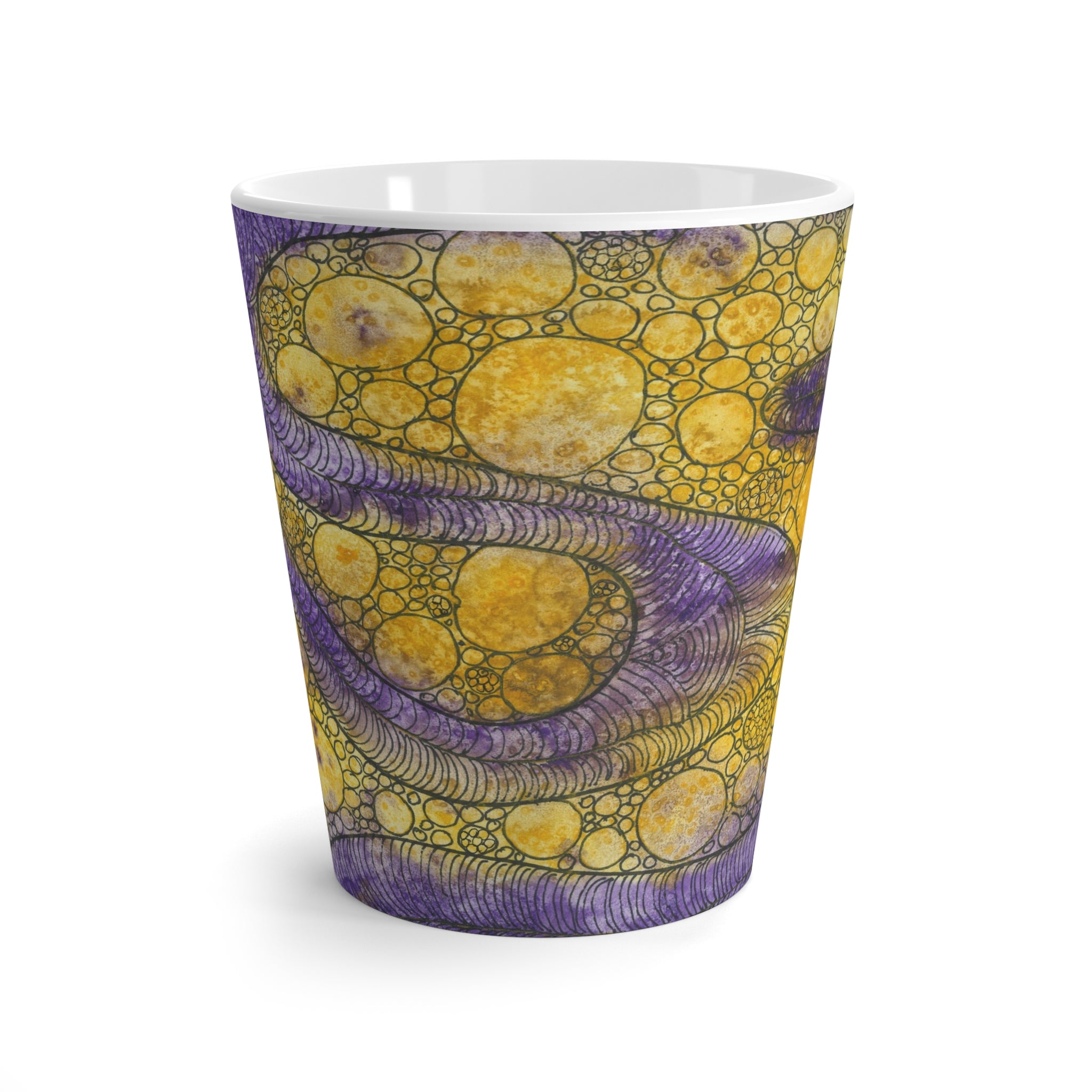 Coffee Mugs and Cups. Colourful Abstract Designs. Perfect for Home, Office or Special Gift #64 Is Now A Good Time