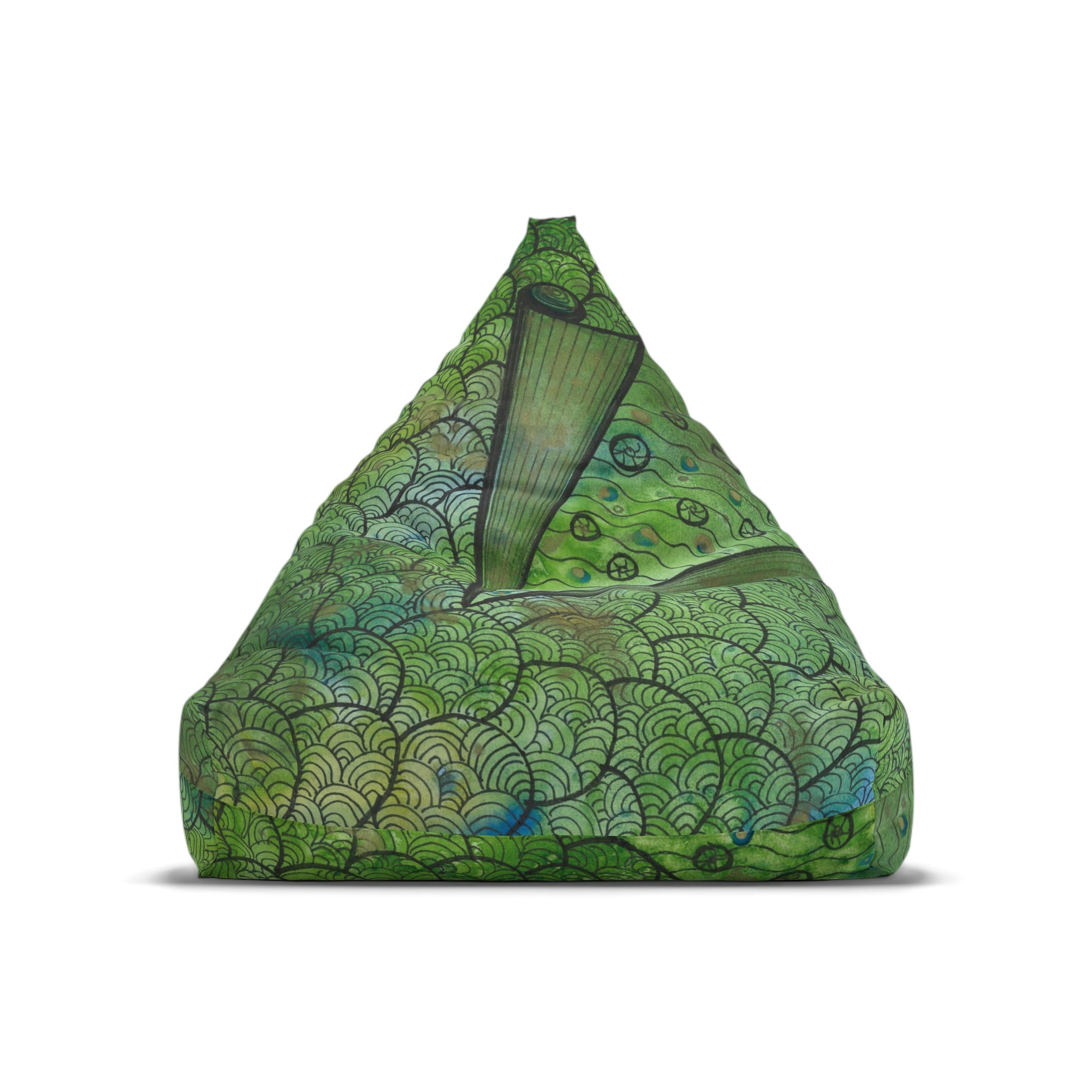 Bean Bag Chair Covers For Indoor & Outdoor - 2 Sizes - Exciting Abstract Design #69 New Horizons