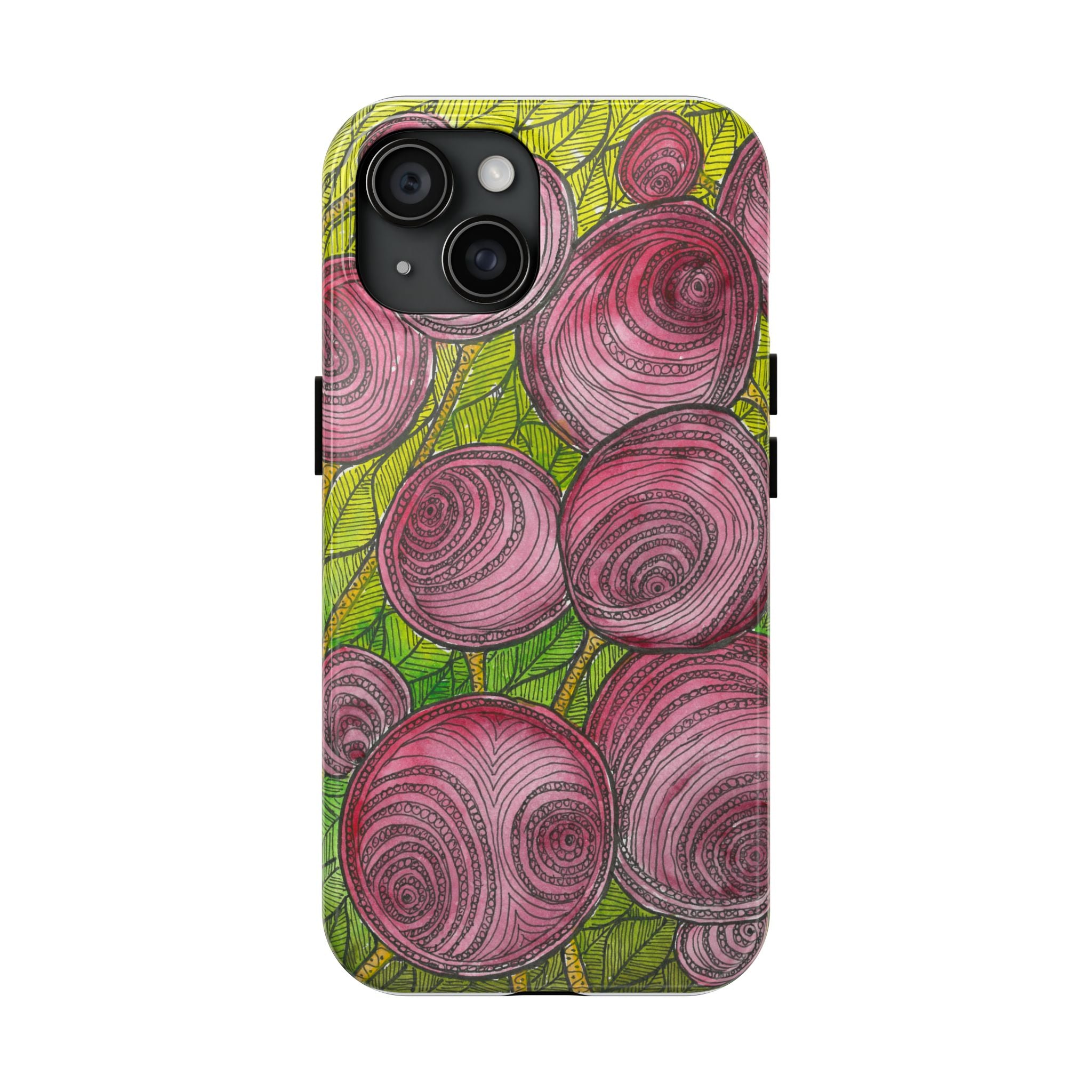 Tough Phone Case - All iPhones and Samsung Galaxys - Exciting Abstract Design #9 Spaced Blossoms