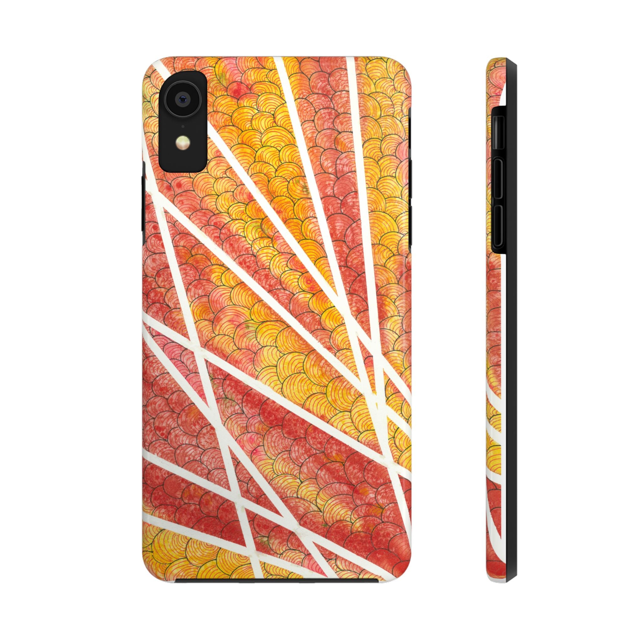 Tough Phone Case - All iPhones and Samsung Galaxys - Exciting Abstract Design #67 Max Mimosa
