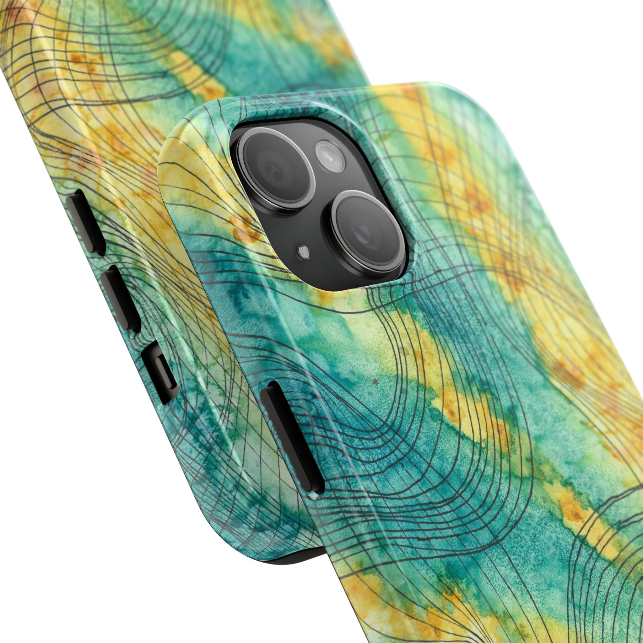 Tough Phone Case - All iPhones and Samsung Galaxys - Exciting Abstract Design #81 The Only Way Is Up