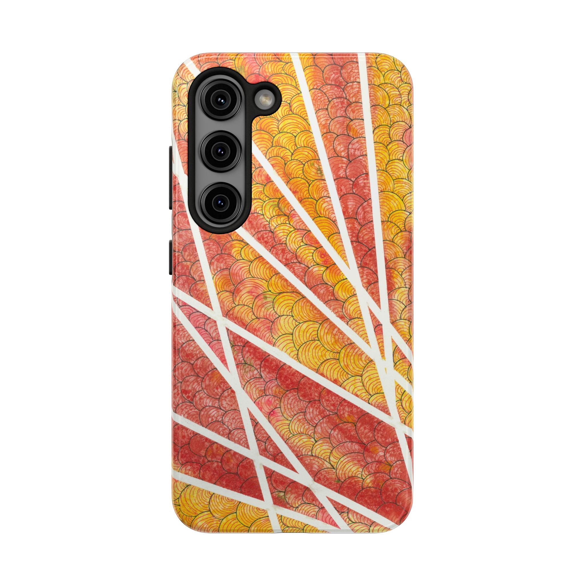 Tough Phone Case - All iPhones and Samsung Galaxys - Exciting Abstract Design #67 Max Mimosa