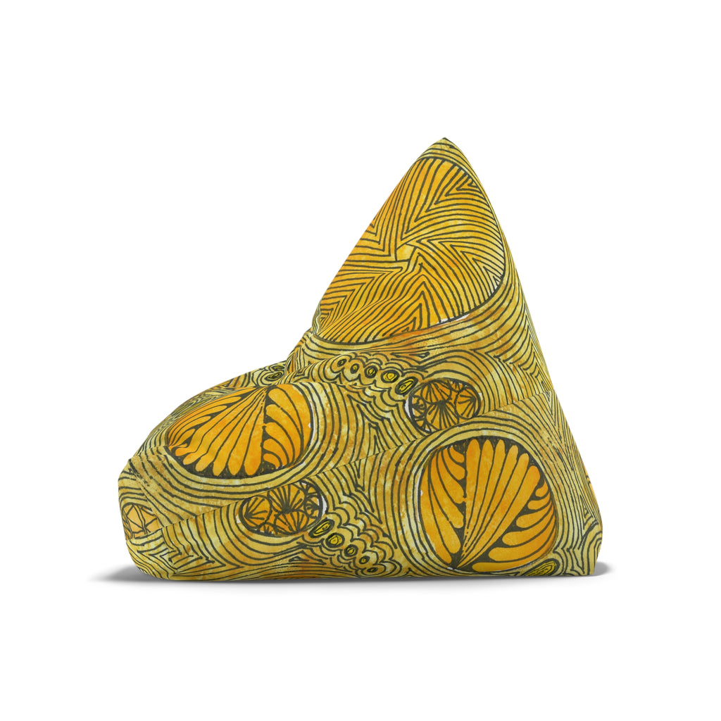 Bean Bag Chair Covers For Indoor & Outdoor - 2 Sizes - Exciting Abstract Design #38 The Conversationalist