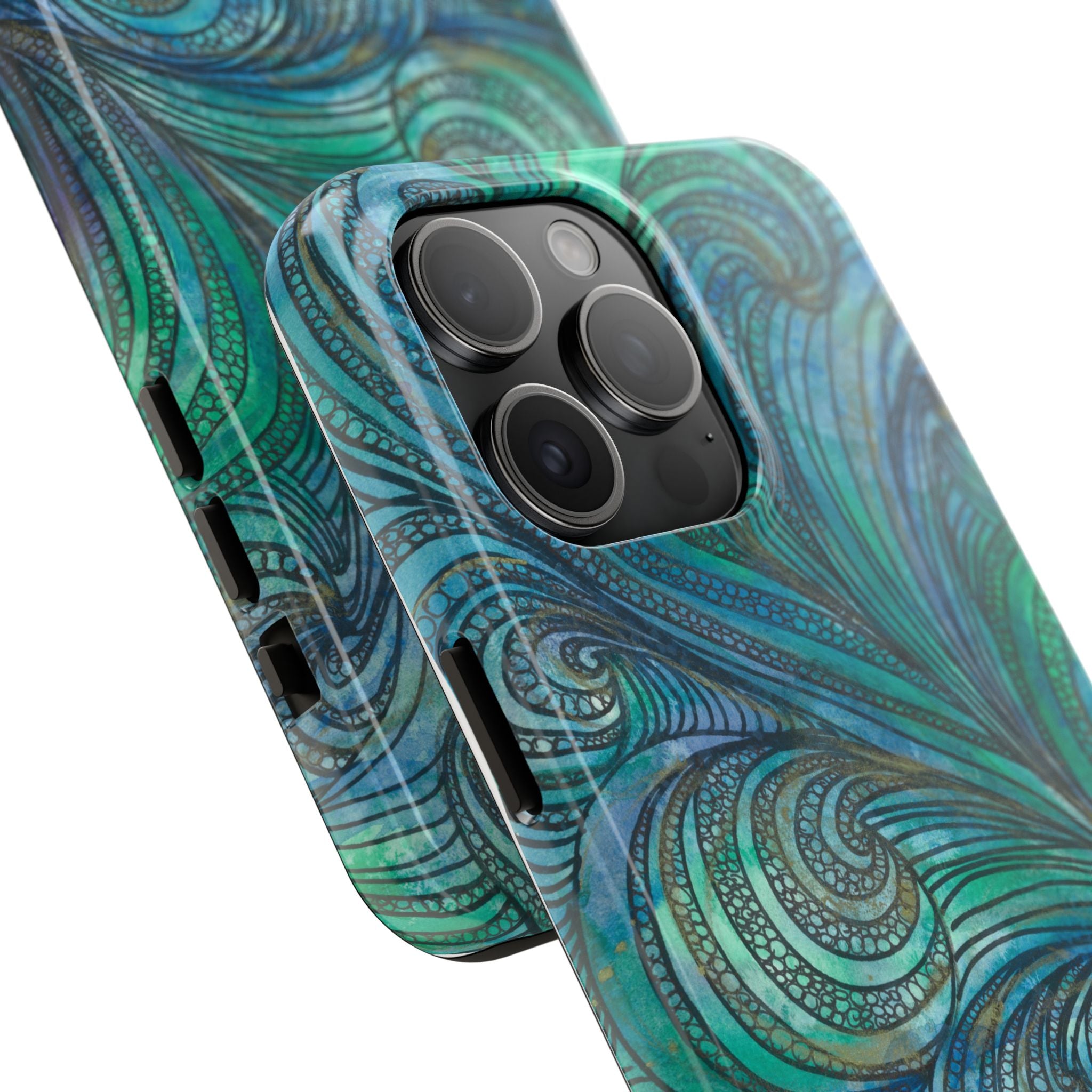 Tough Phone Case - All iPhones and Samsung Galaxys - Exciting Abstract Design #71 Call Of The Sea