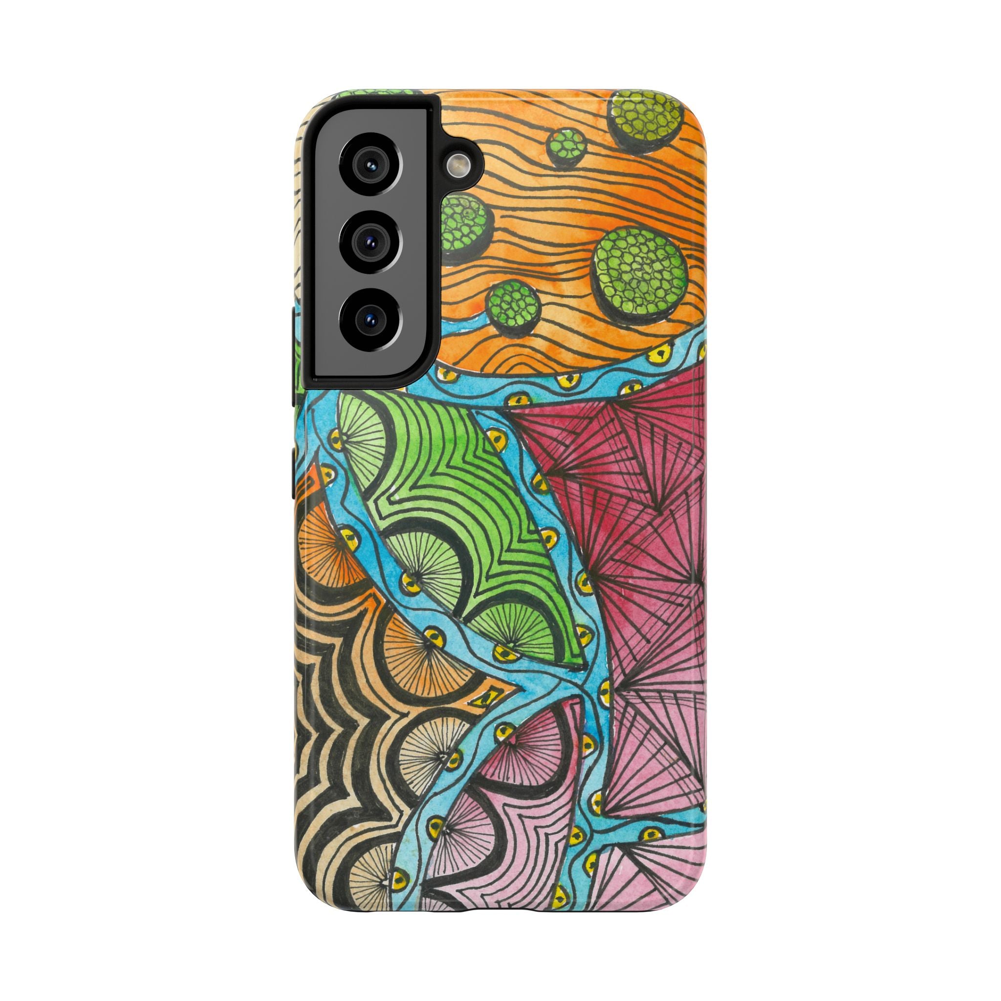Tough Phone Case - All iPhones and Samsung Galaxys - Exciting Abstract Design #11 Today's The Day