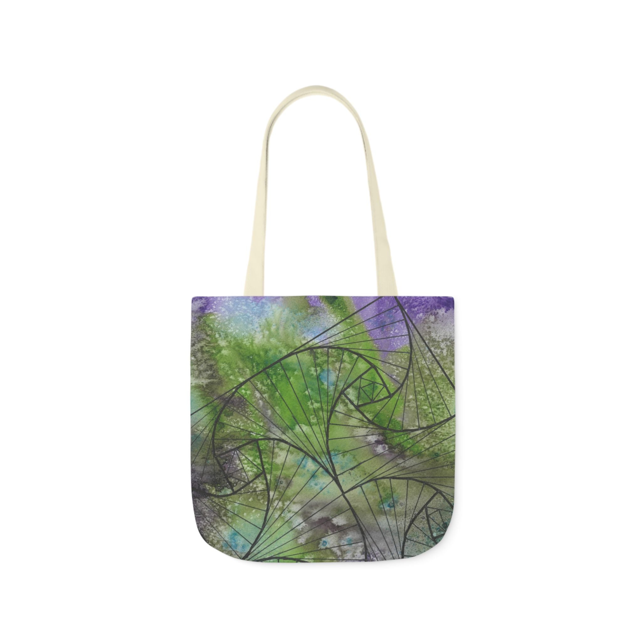 Canvas Tote Bags, Colourful Abstract Designs, 5-Color Straps, 3 Sizes.  For Family and friends or a Special Gift #55 Of Course Im Sure