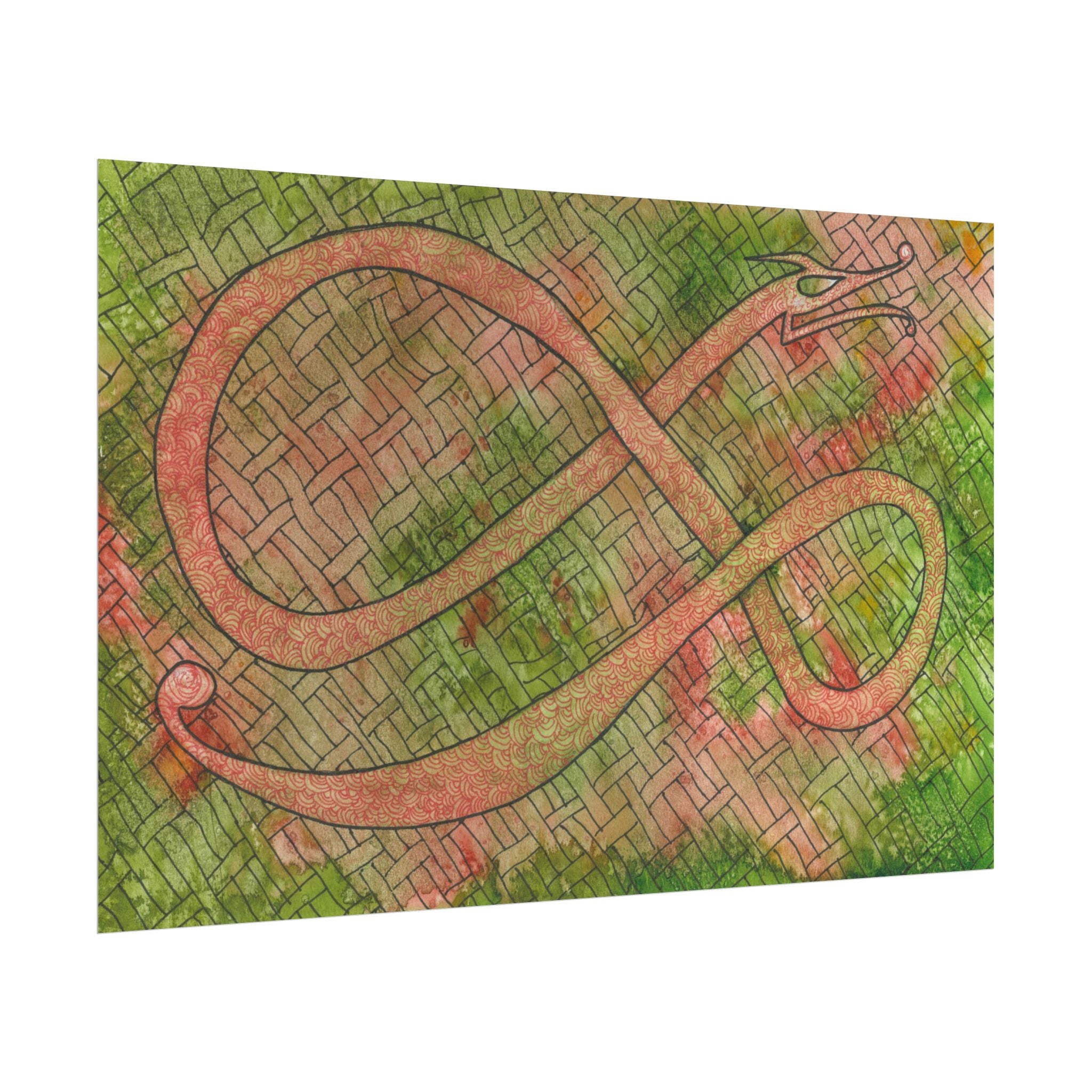 Large Colourful Wall Art, Posters & Prints, For Office, Bedroom or Living Room, or Special Gift #57 Celtic Flavours