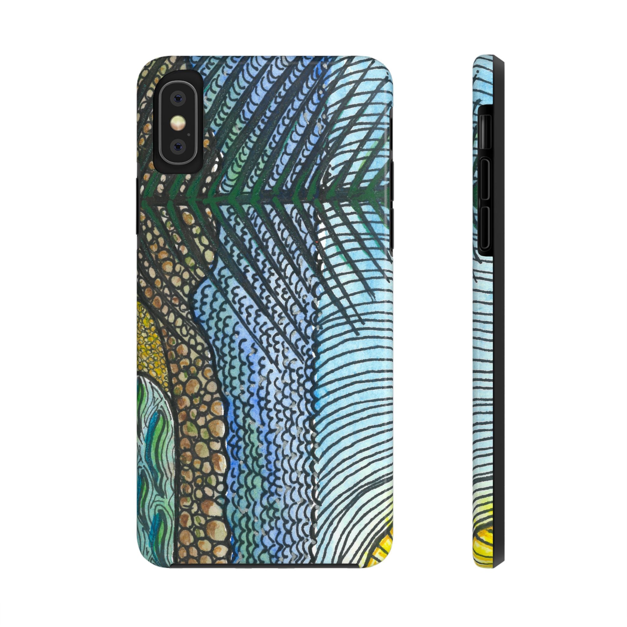 Tough Phone Case - All iPhones and Samsung Galaxys - Exciting Abstract Design #47 Cottesloe