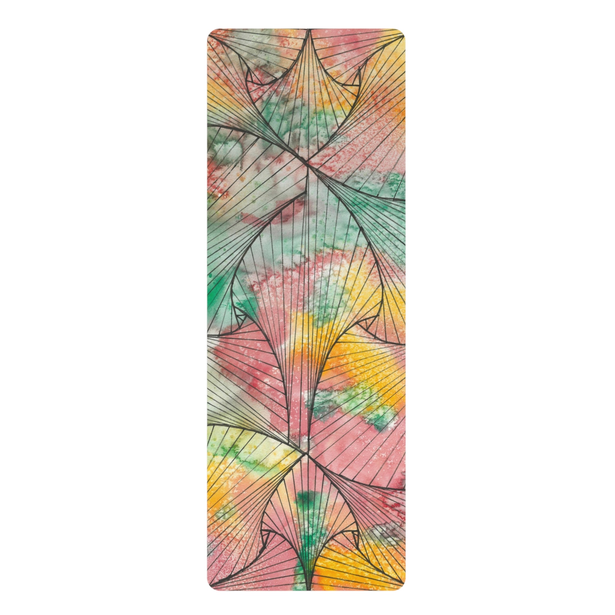 Yoga Mats and Gym Mats. Colourful Abstract Designs. Perfect for Home, Yoga or Gym Class, or a Special Gift #70 Whats It All About Alfie