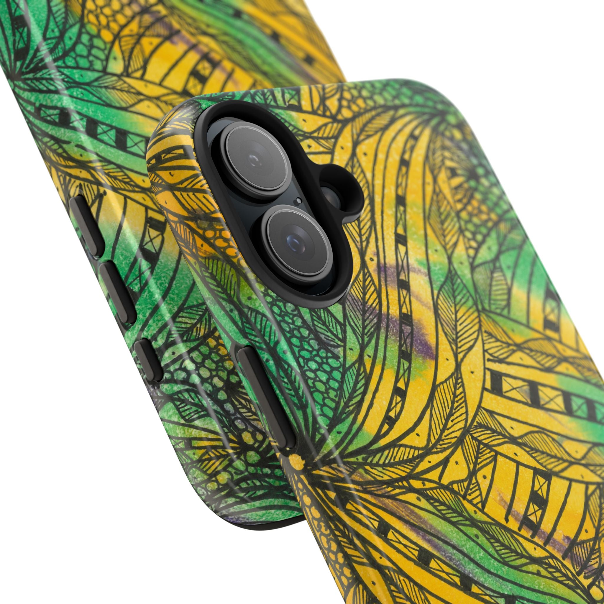 Tough Phone Case - All iPhones and Samsung Galaxys - Exciting Abstract Design #37 Shubbery!