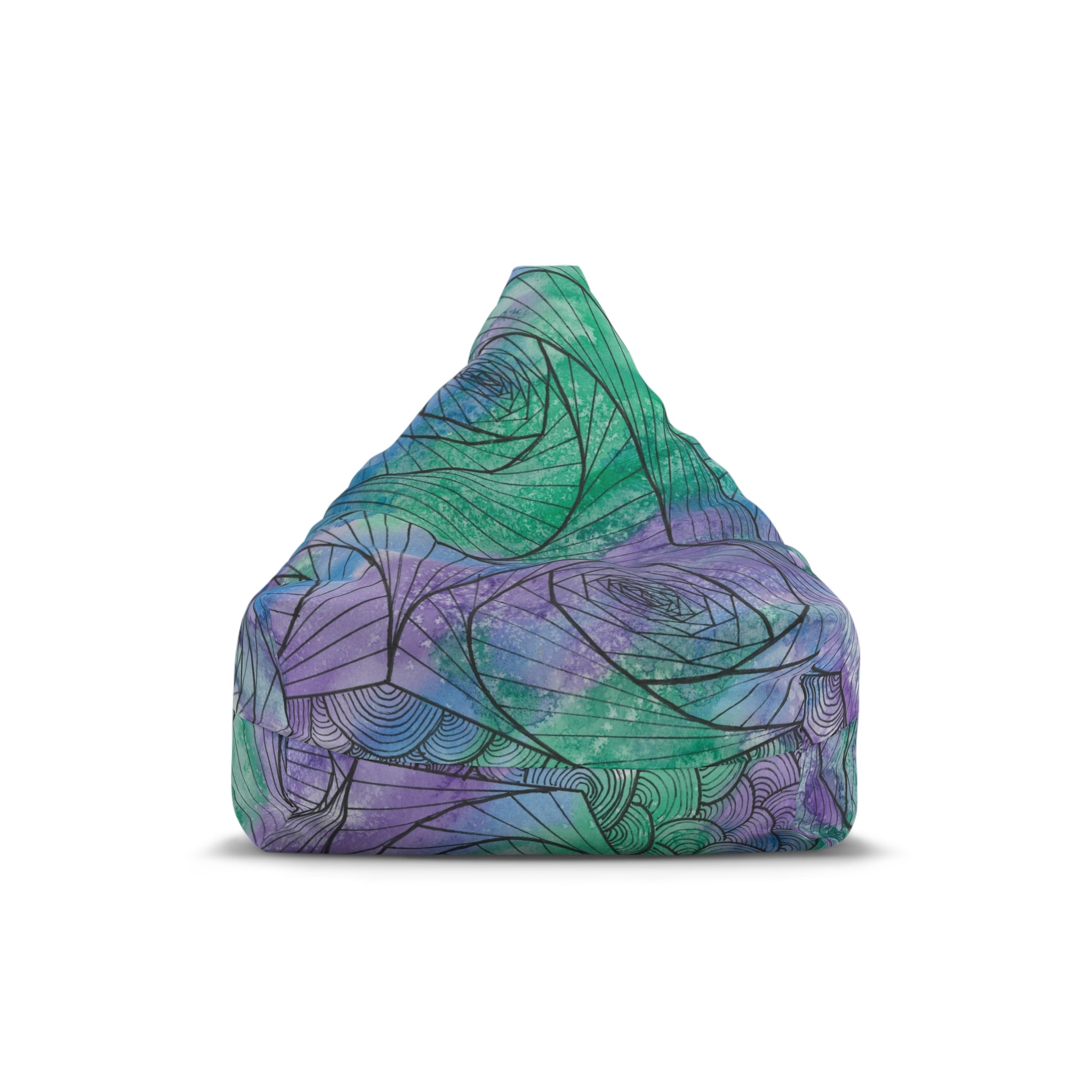 Bean Bag Chair Covers For Indoor & Outdoor - 2 Sizes - Exciting Abstract Design #50 If Not Now When?