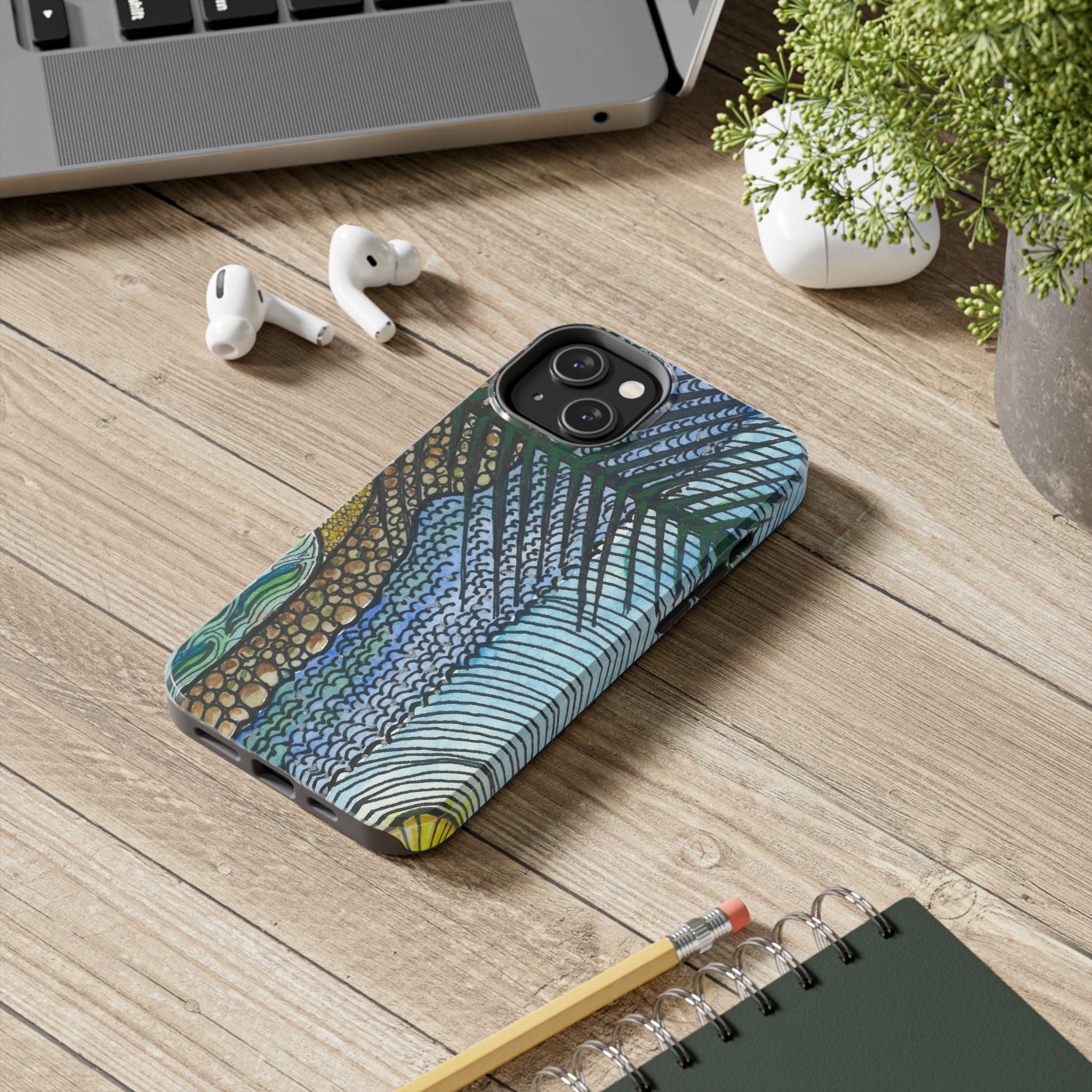 Tough Phone Case - All iPhones and Samsung Galaxys - Exciting Abstract Design #47 Cottesloe