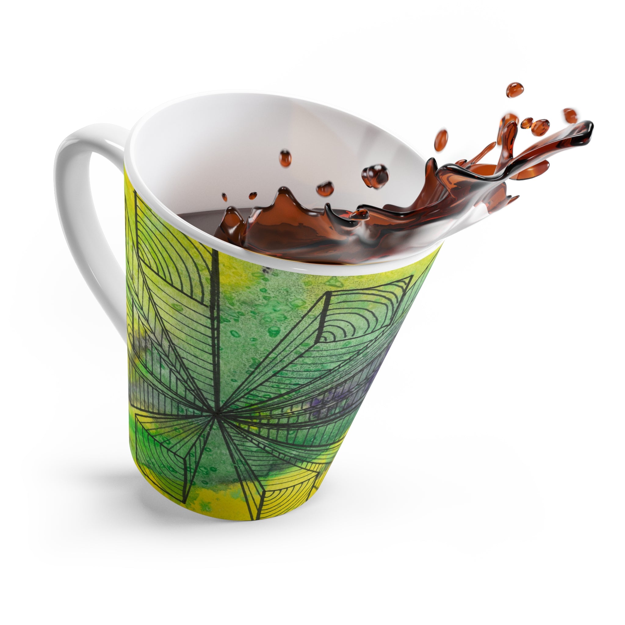 Coffee Mugs and Cups. Colourful Abstract Designs. Perfect for Home, Office or Special Gift #89 The Wayseers