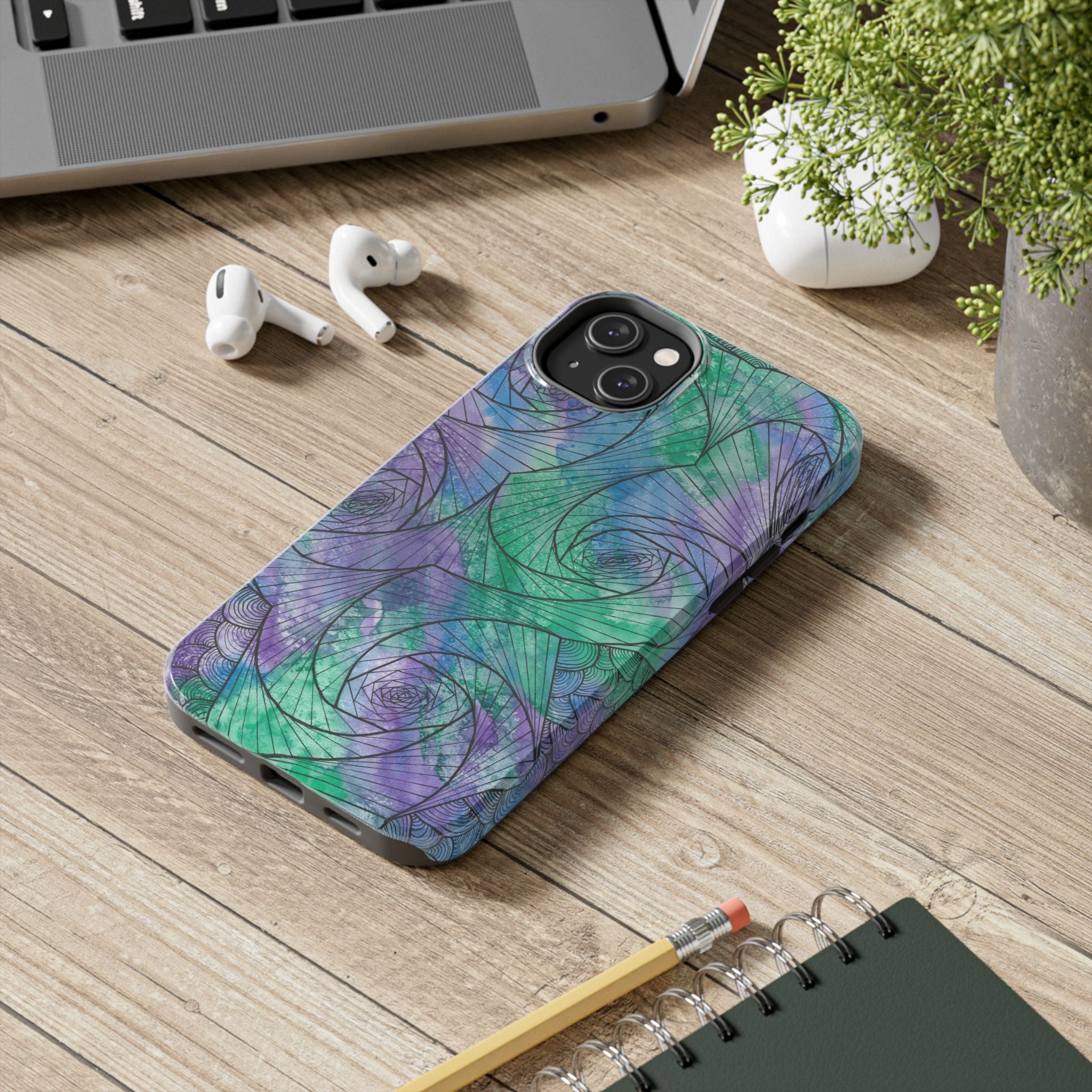 Tough Phone Case - All iPhones and Samsung Galaxys - Exciting Abstract Design  #50 If Not Now When