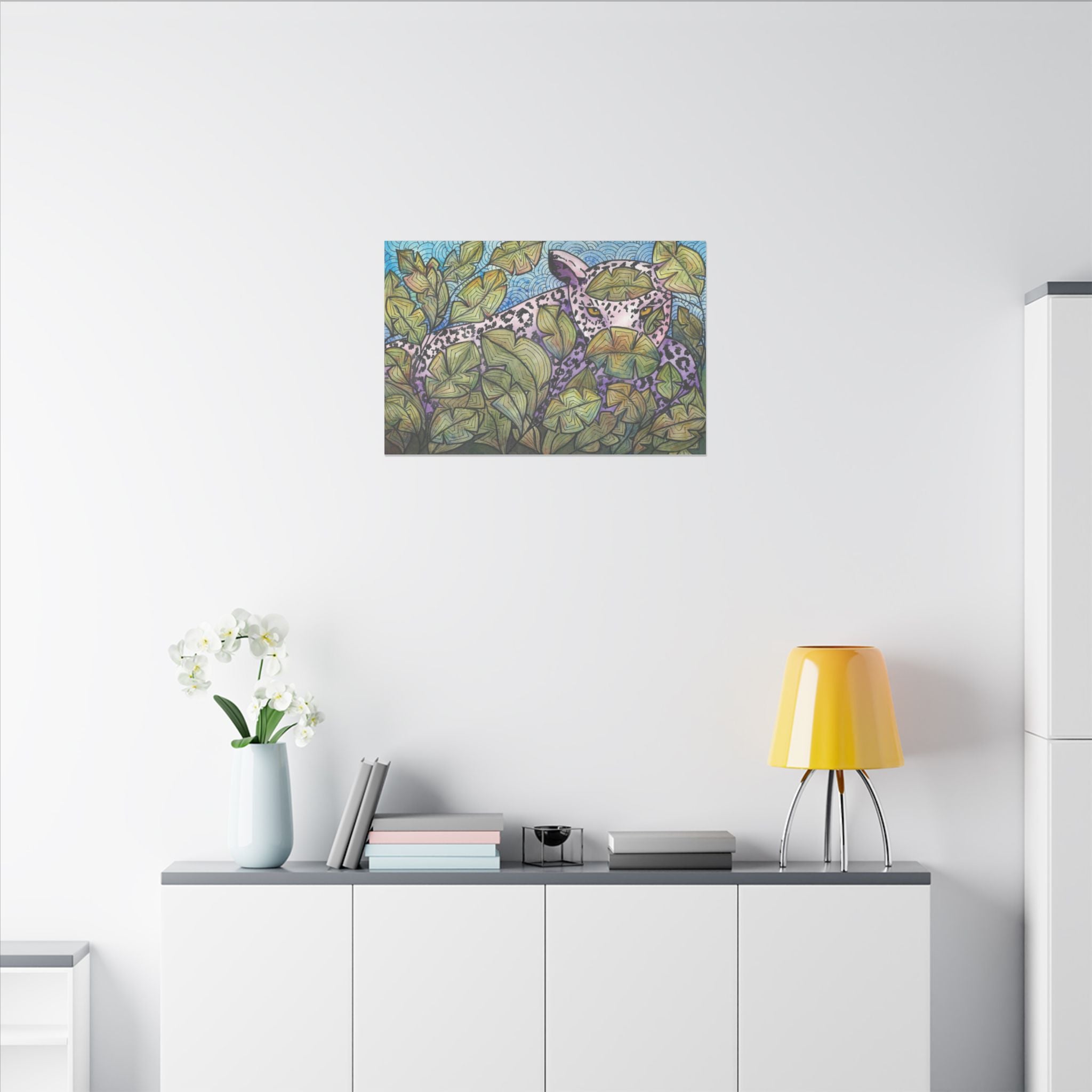 Large Colourful Wall Art, Canvas Prints, For Office, Bedroom or Living Room, or Special Gift #76 Purrfect Blend
