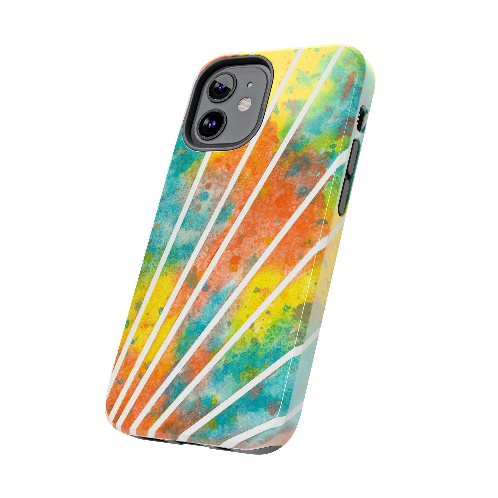 Tough Phone Case - All iPhones and Samsung Galaxys - Exciting Abstract Design #101 Your Energy Radiates
