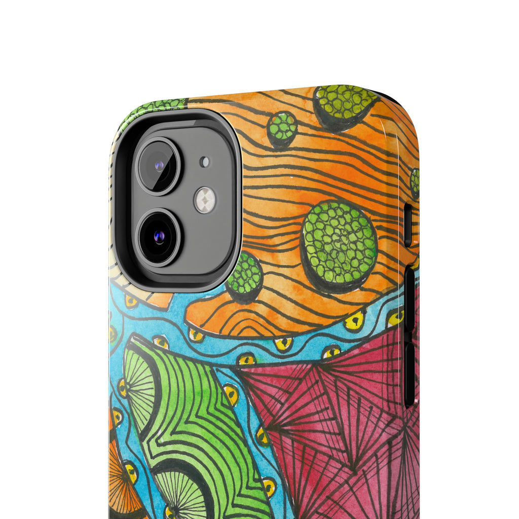 Tough Phone Case - All iPhones and Samsung Galaxys - Exciting Abstract Design #11 Today's The Day