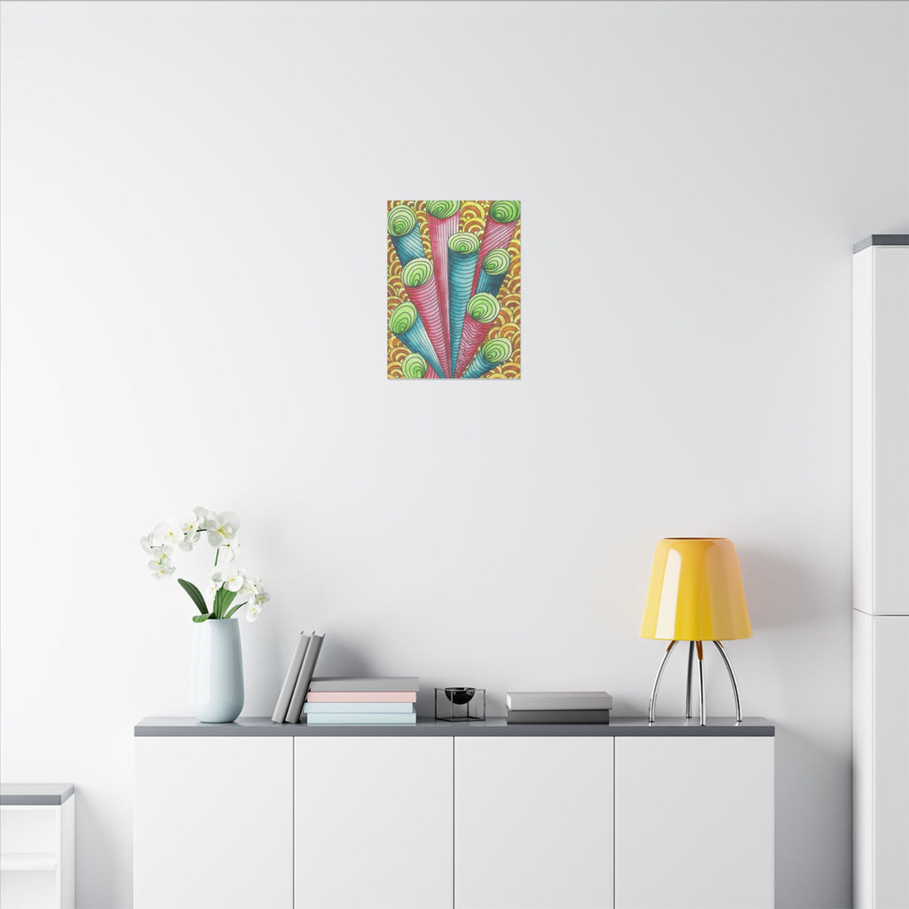 Large Colourful Wall Art, Canvas Prints, For Office, Bedroom or Living Room, or Special Gift #93 On A Mission