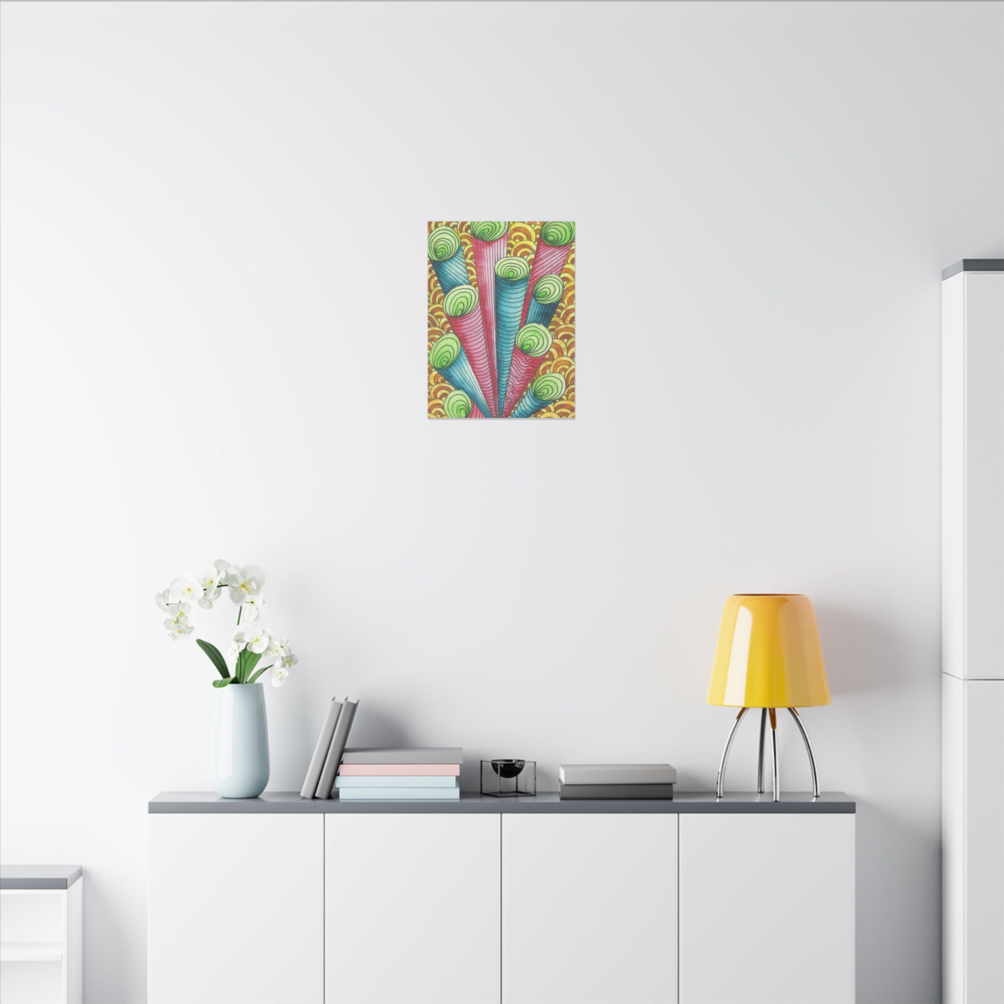 Large Colourful Wall Art, Canvas Prints, For Office, Bedroom or Living Room, or Special Gift #93 On A Mission