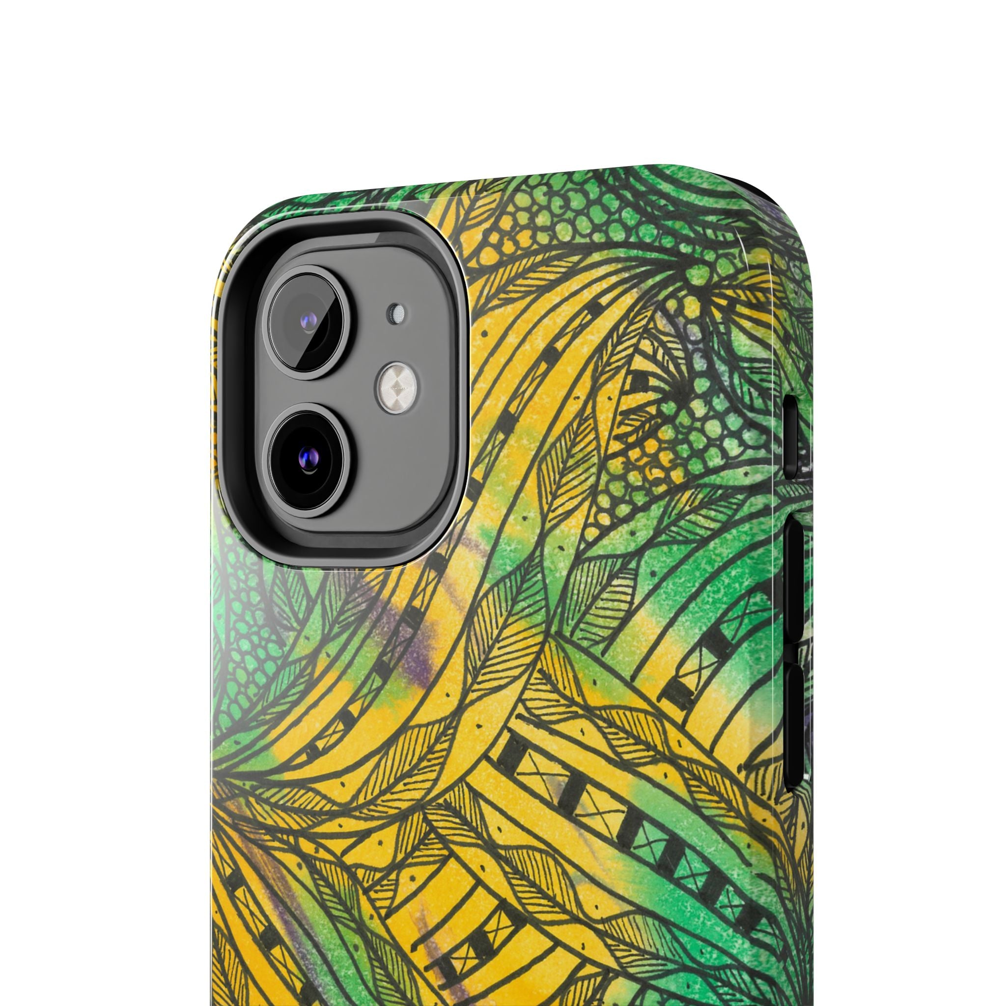 Tough Phone Case - All iPhones and Samsung Galaxys - Exciting Abstract Design #37 Shubbery!