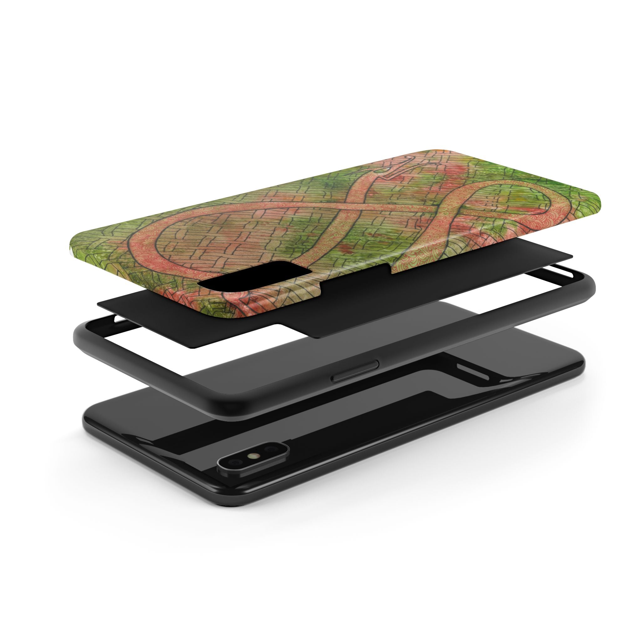 Tough Phone Case - All iPhones and Samsung Galaxys - Exciting Abstract Design #57 Celtic Flavours