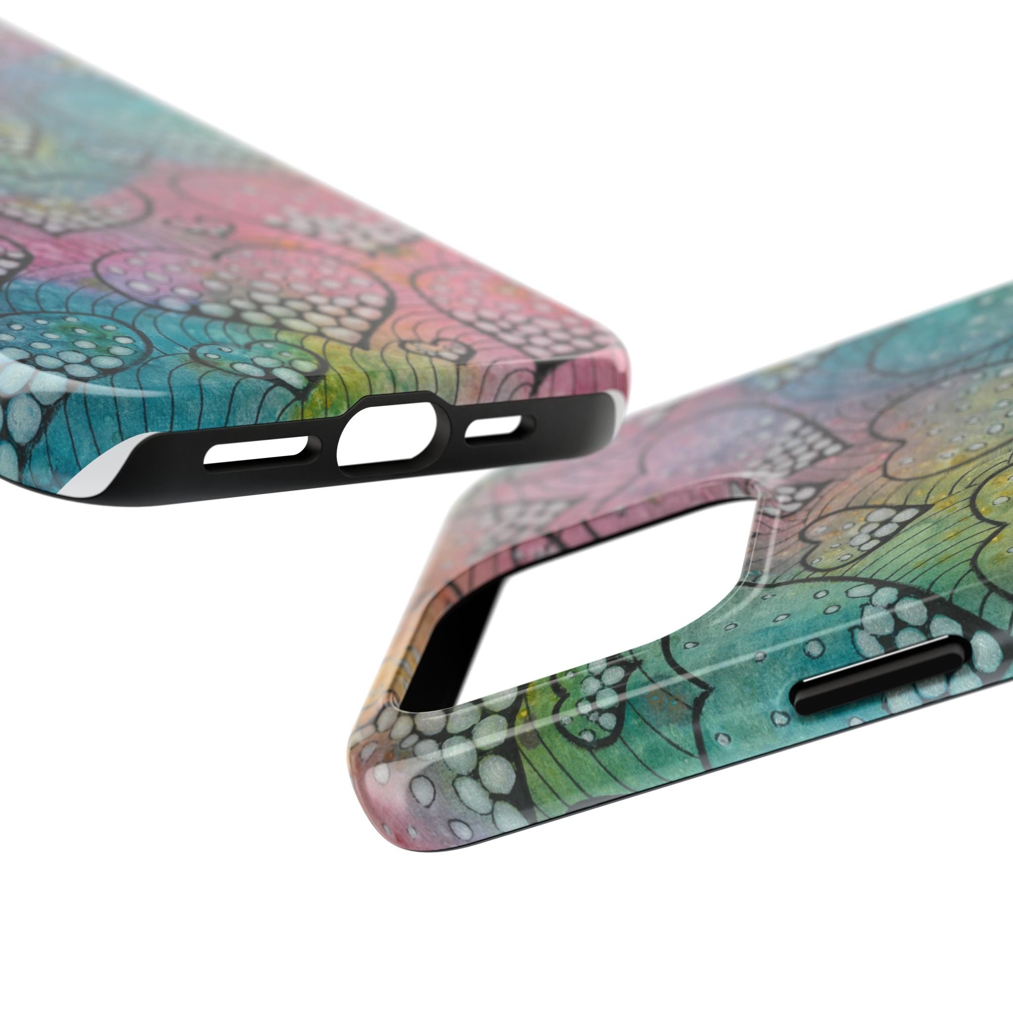 Tough Phone Case - All iPhones and Samsung Galaxys - Exciting Abstract Design #97 What's Love Got To Do With It