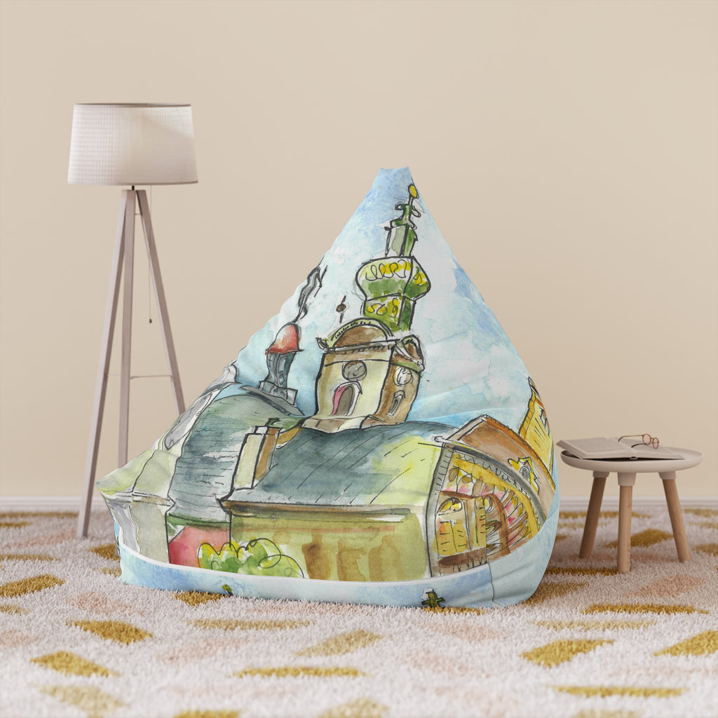 Bean Bag Chair Covers For Indoor & Outdoor - 2 Sizes - Exciting Abstract Design #95 Beautiful Novi Sad - Serbia