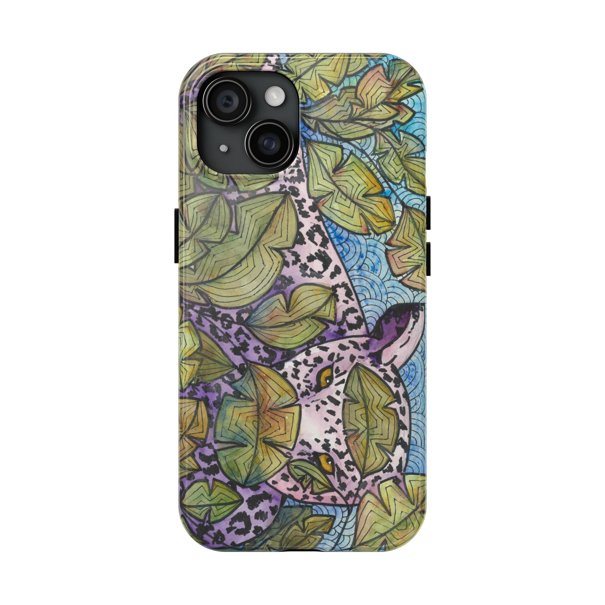 Tough Phone Case - All iPhones and Samsung Galaxys - Exciting Abstract Design #76 Purrfect Blend