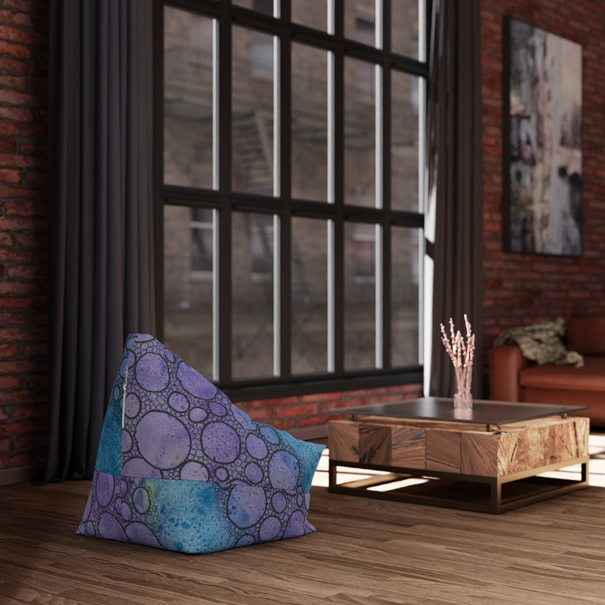 Bean Bag Chair Covers For Indoor & Outdoor - 2 Sizes - Exciting Abstract Design #66 Beam Me Up Scotty