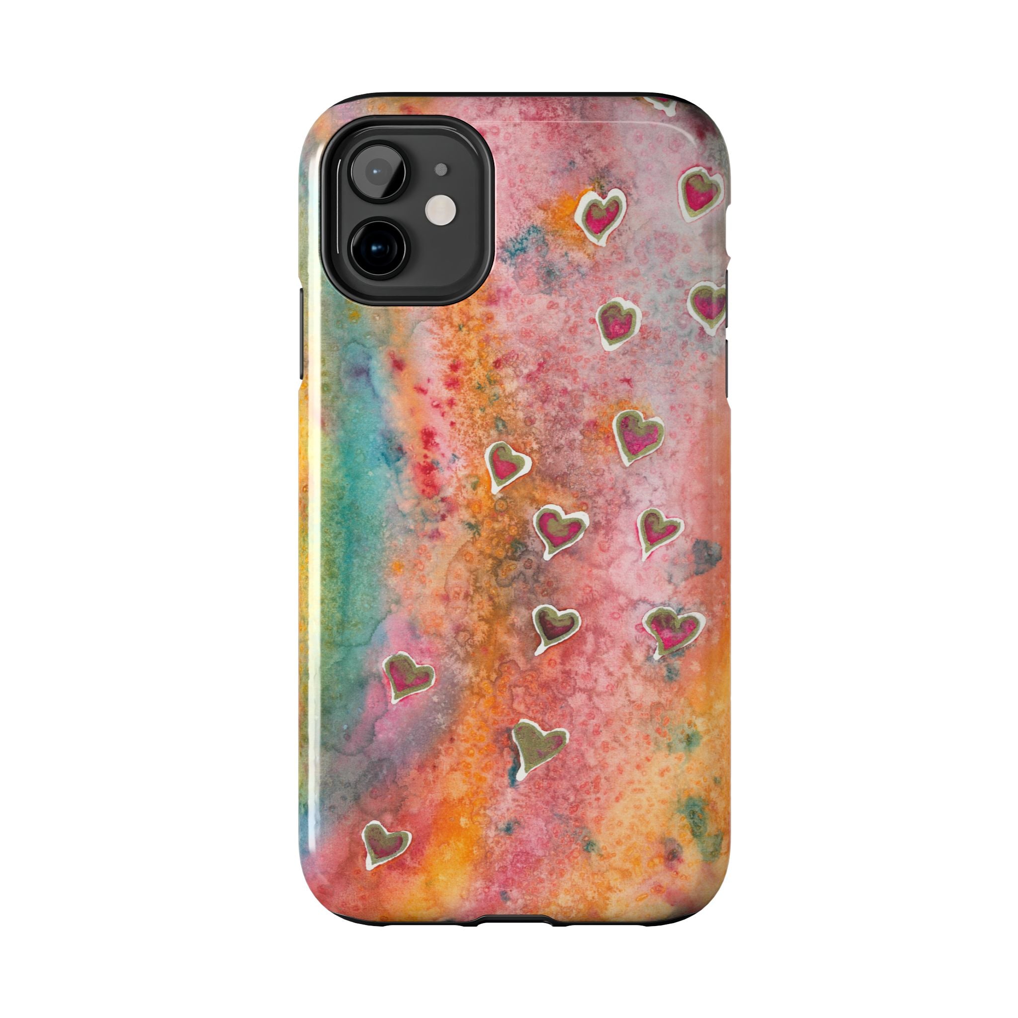 Tough Phone Case - All iPhones and Samsung Galaxys - Exciting Abstract Design #96 Love, Friendship, integrity