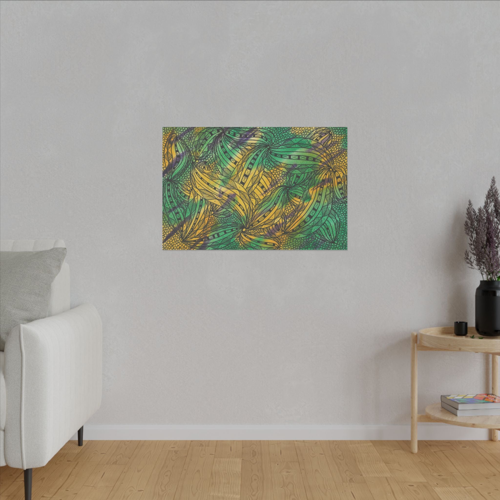 Large Colourful Wall Art, Canvas Prints, For Office, Bedroom or Living Room, or Special Gift #37 Shubbery!